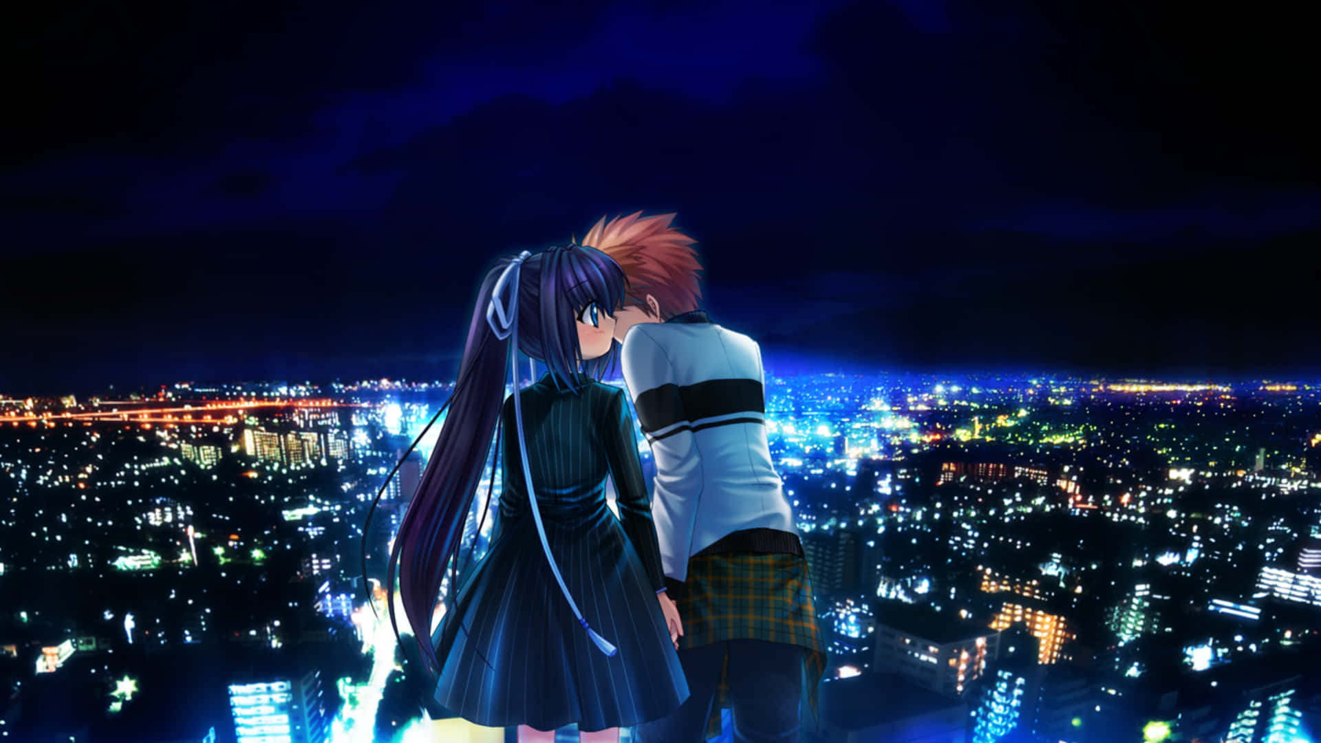 Anime Rewrite Love Kiss Background