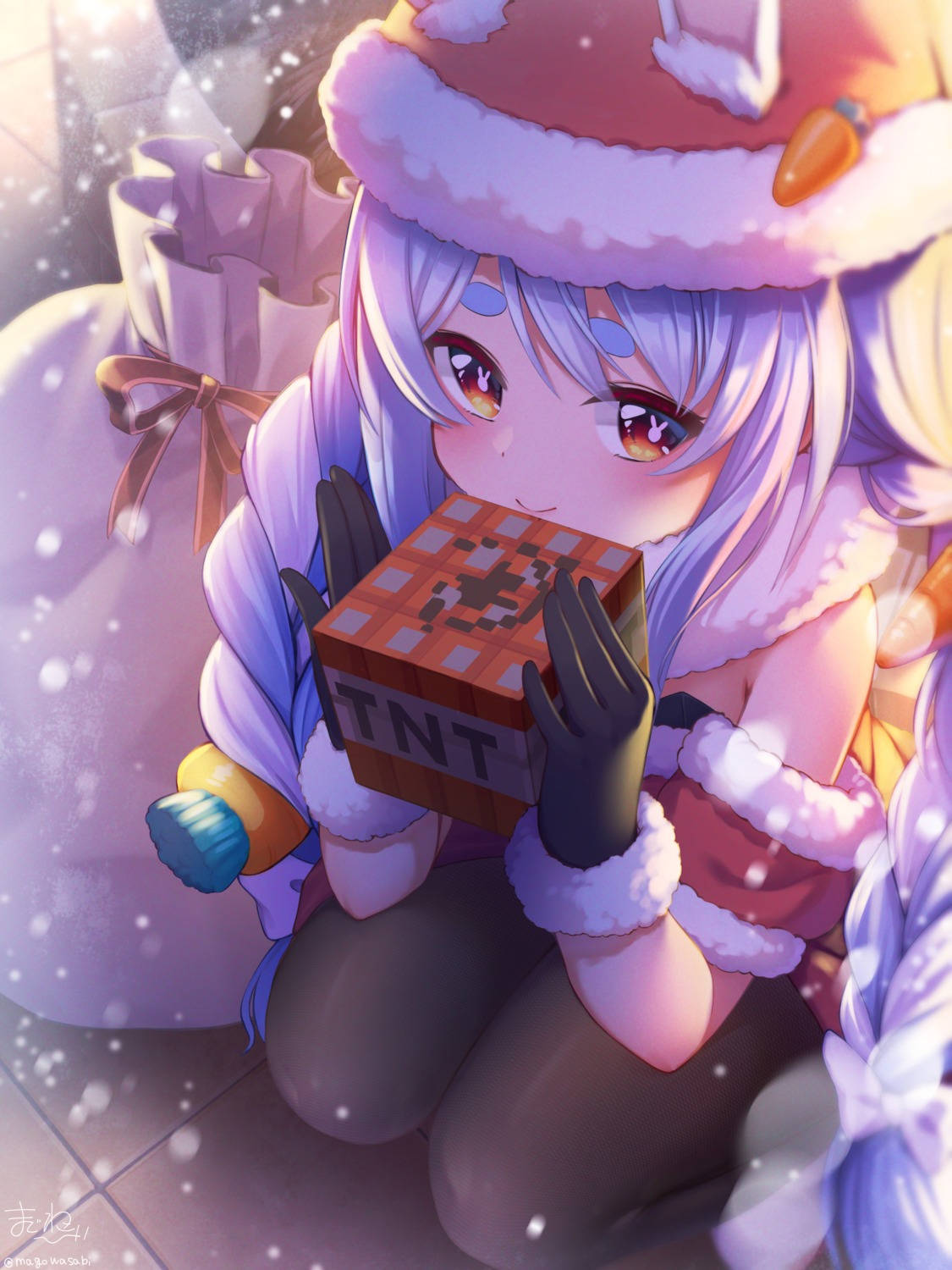 Anime Santa Girl Christmas Pfp