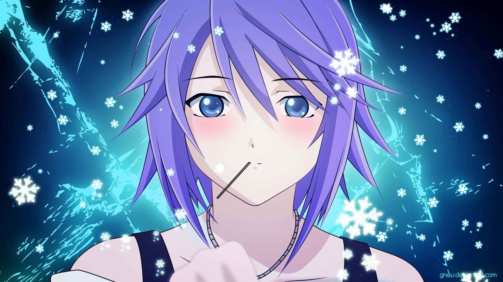 Anime Schoolgirl Kurumu Kurono - Rosario Vampire Background