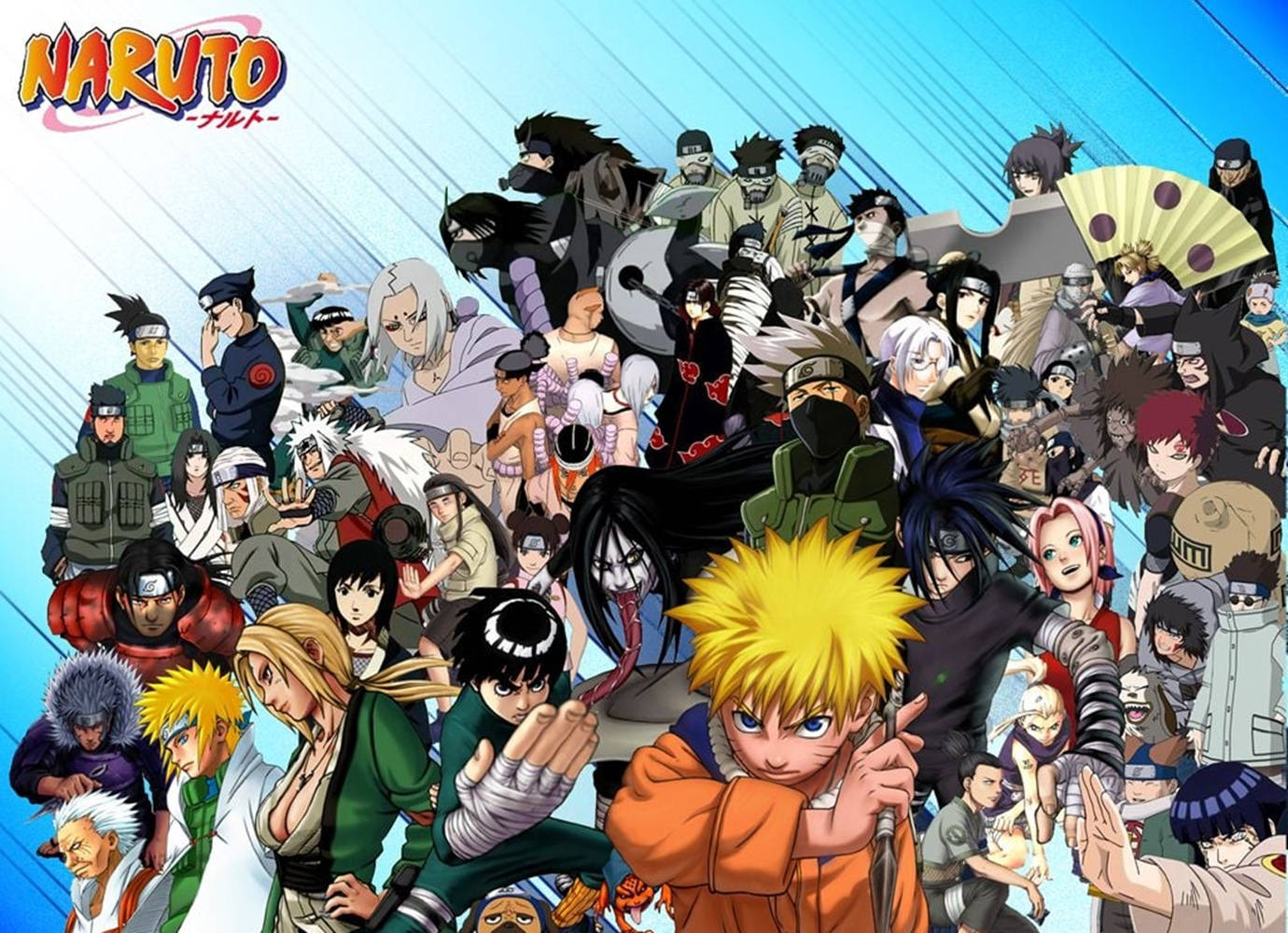 Anime Series Characters Naruto Laptop Background