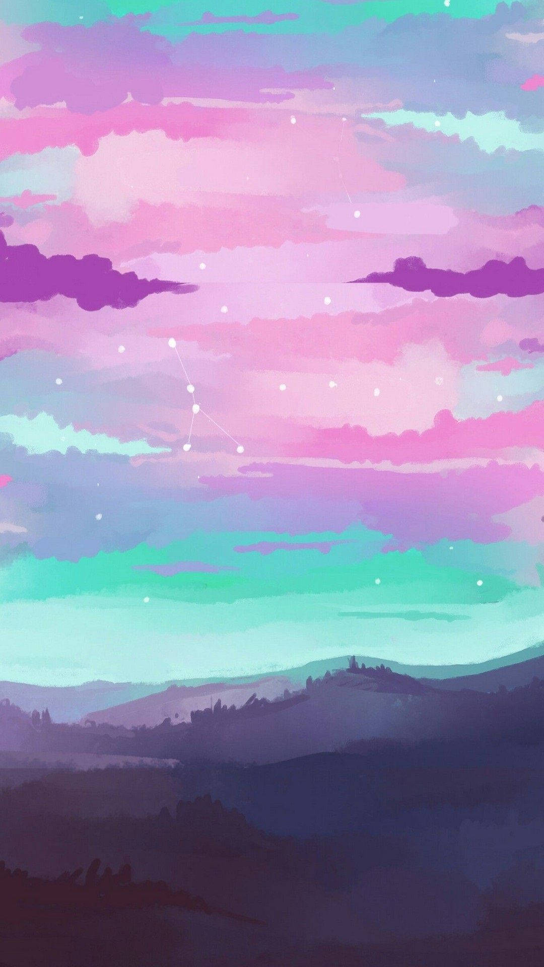 Anime Sky Cover Background