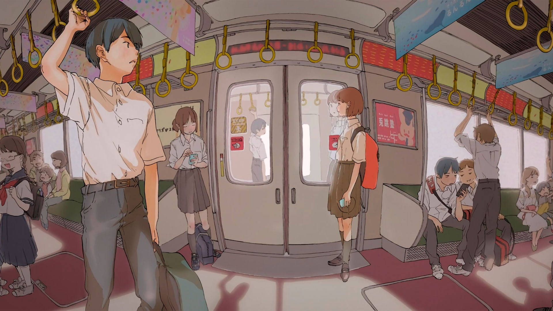 Anime Subway Train