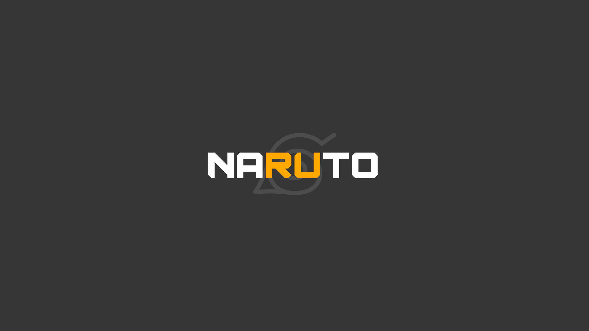 Anime Symbols Naruto Konoha With Text Background