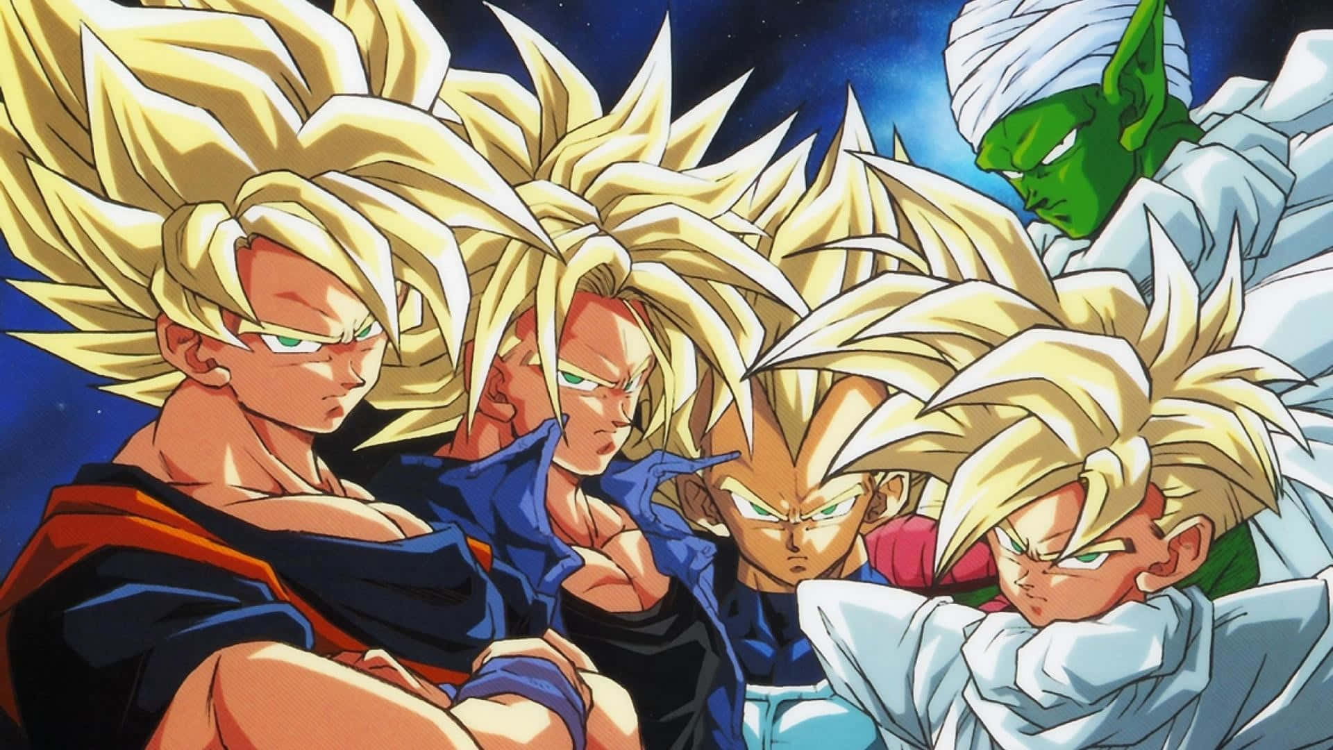 Anime Trunks Of Dragon Ball Z Ready For Battle Background