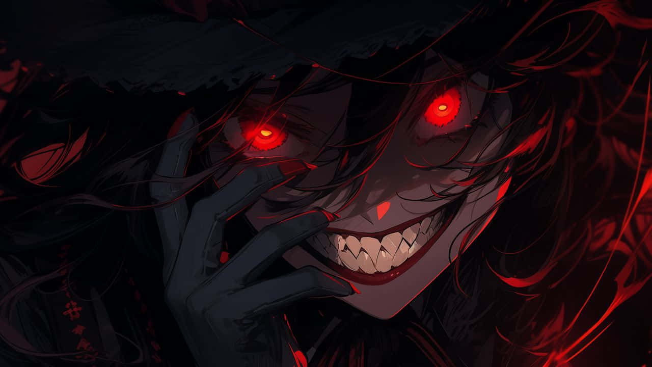 Anime Villainous Grin Evil Smile.jpg Background