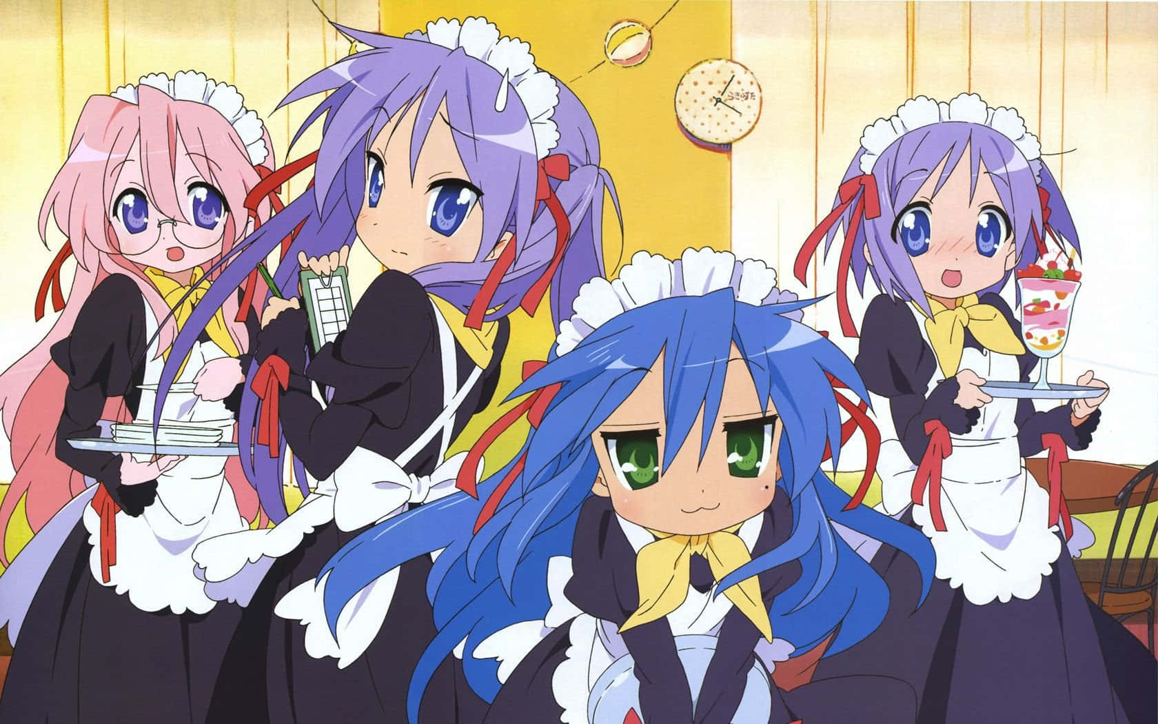 Animecore Lucky Star Anime Series Background