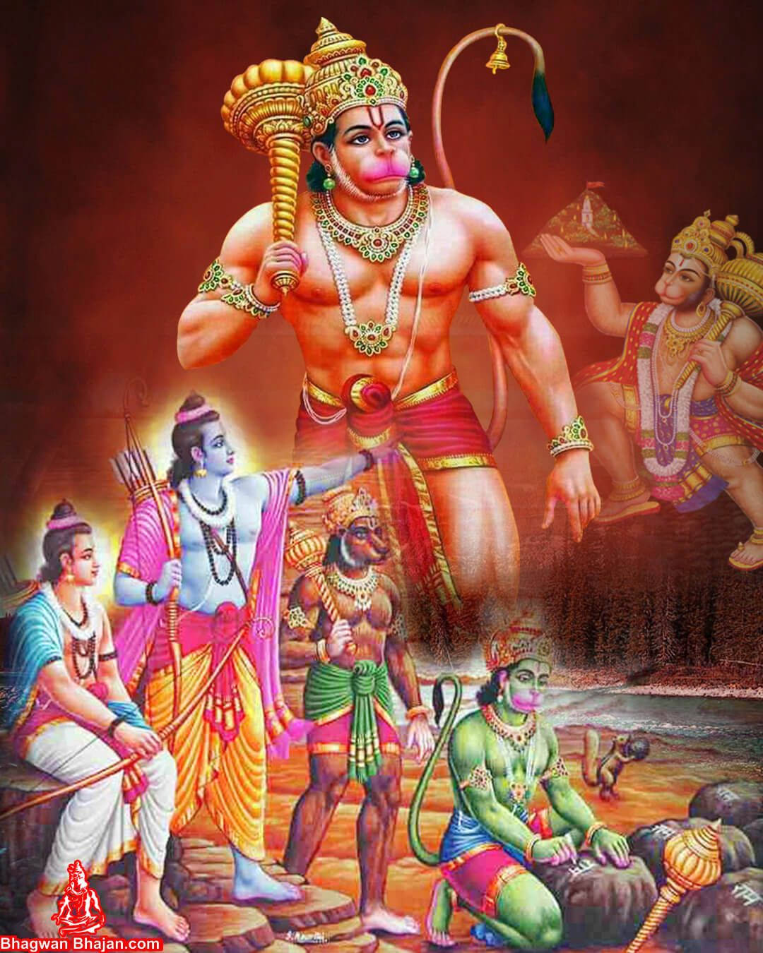 Anjaneya Ramayana Background