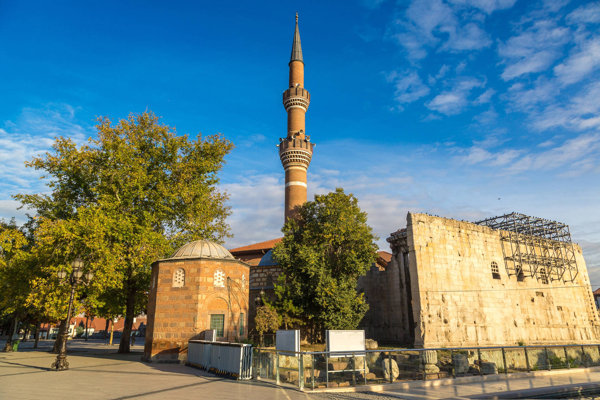Ankara Ancient Mosque Background