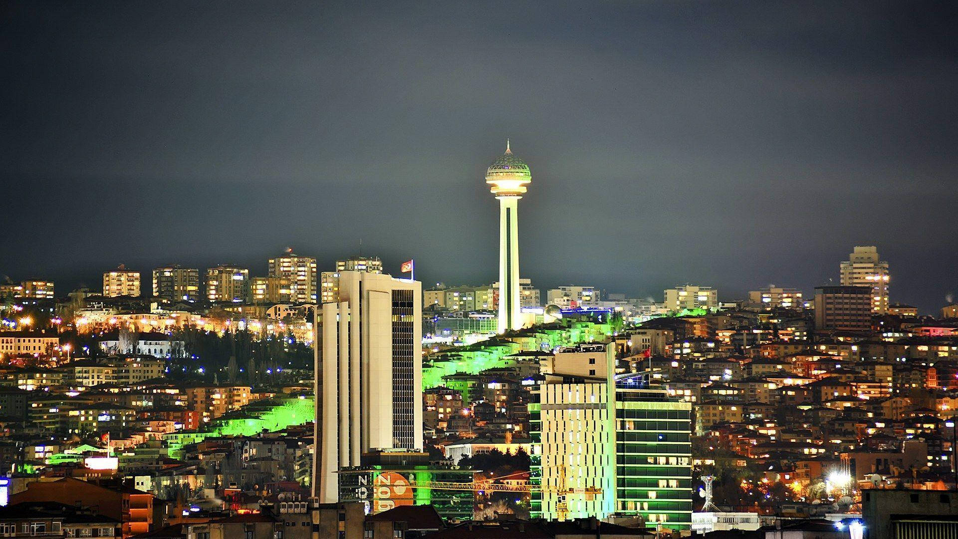 Ankara City Night View