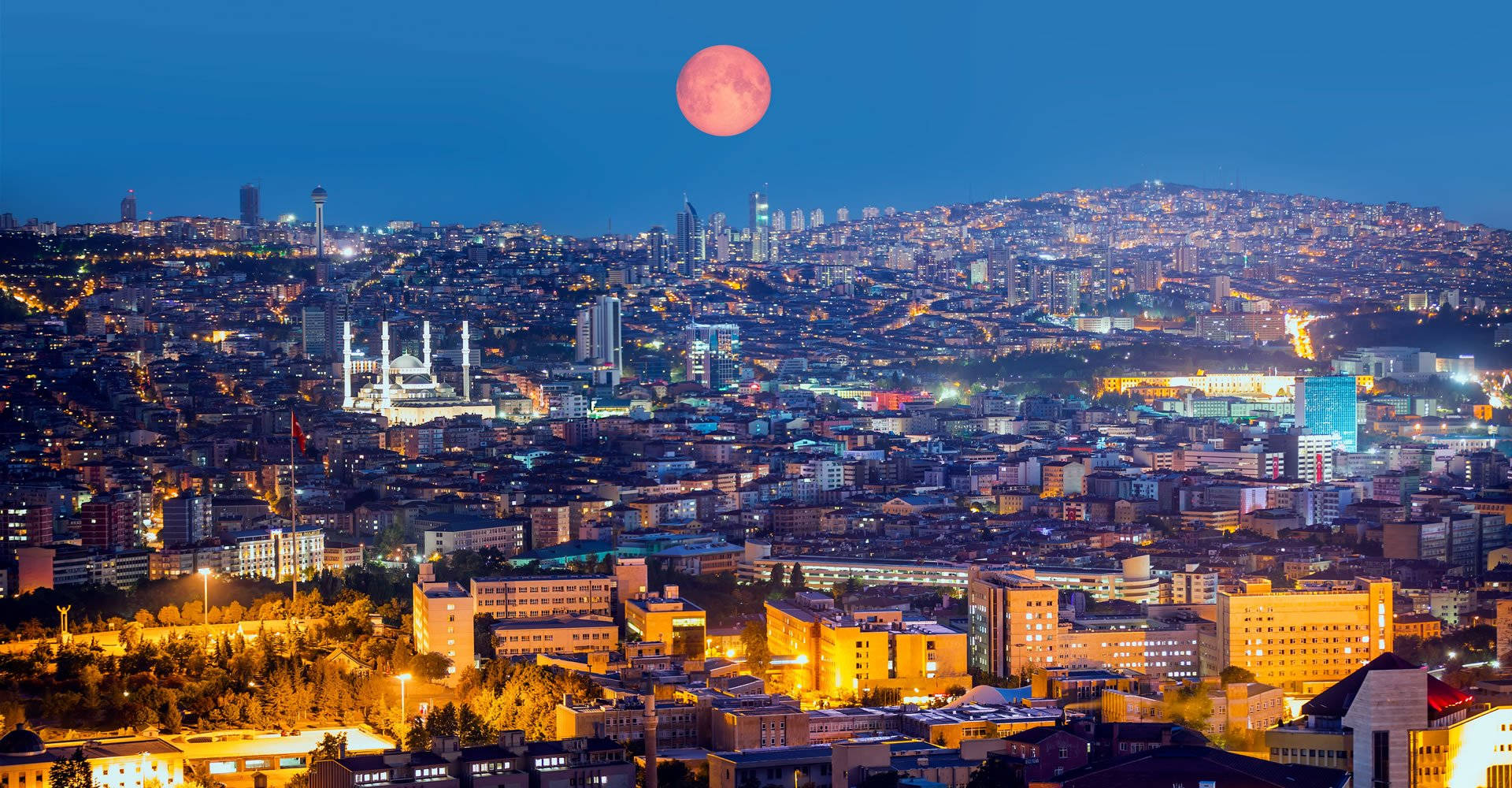 Ankara City Turkey Background