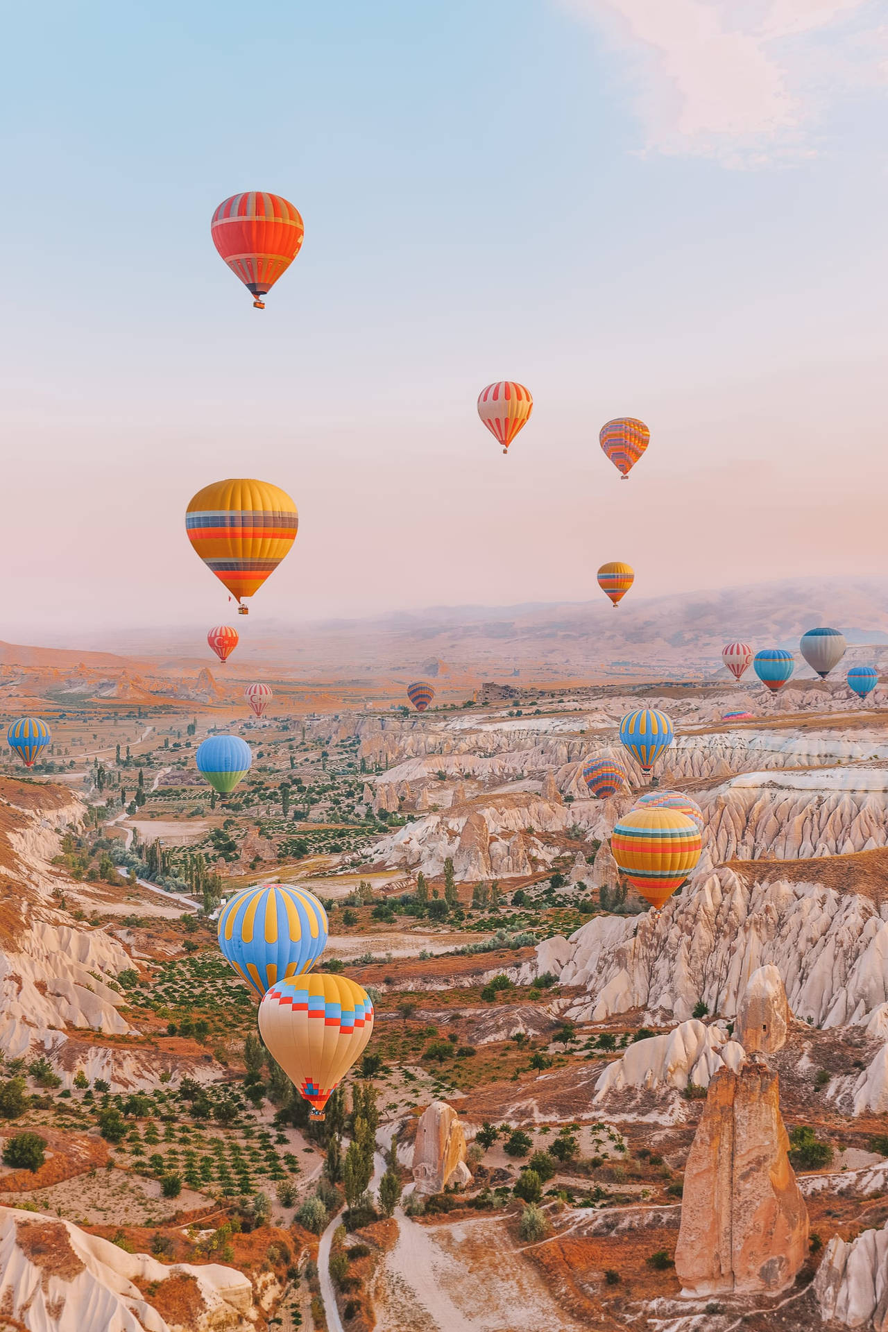 Ankara Hot Air Balloon Festival Background