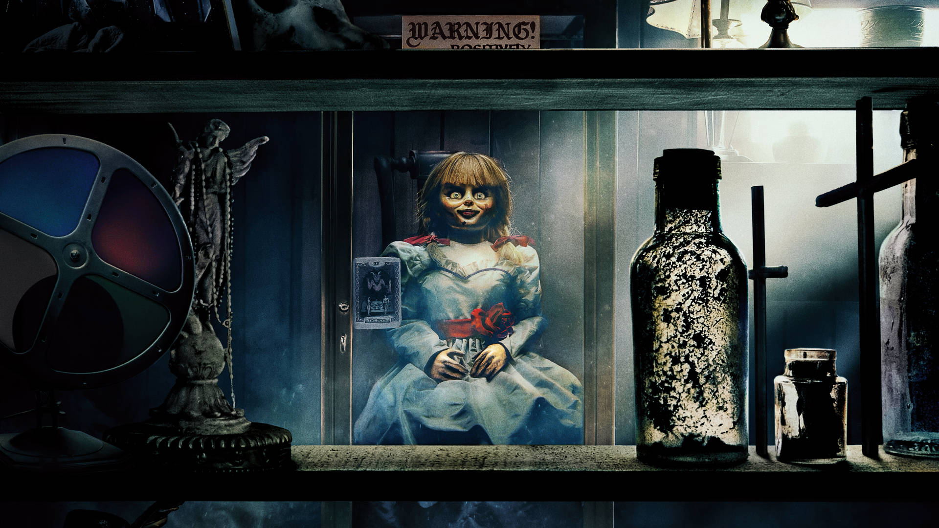 Annabelle In Digital Cartoon Background