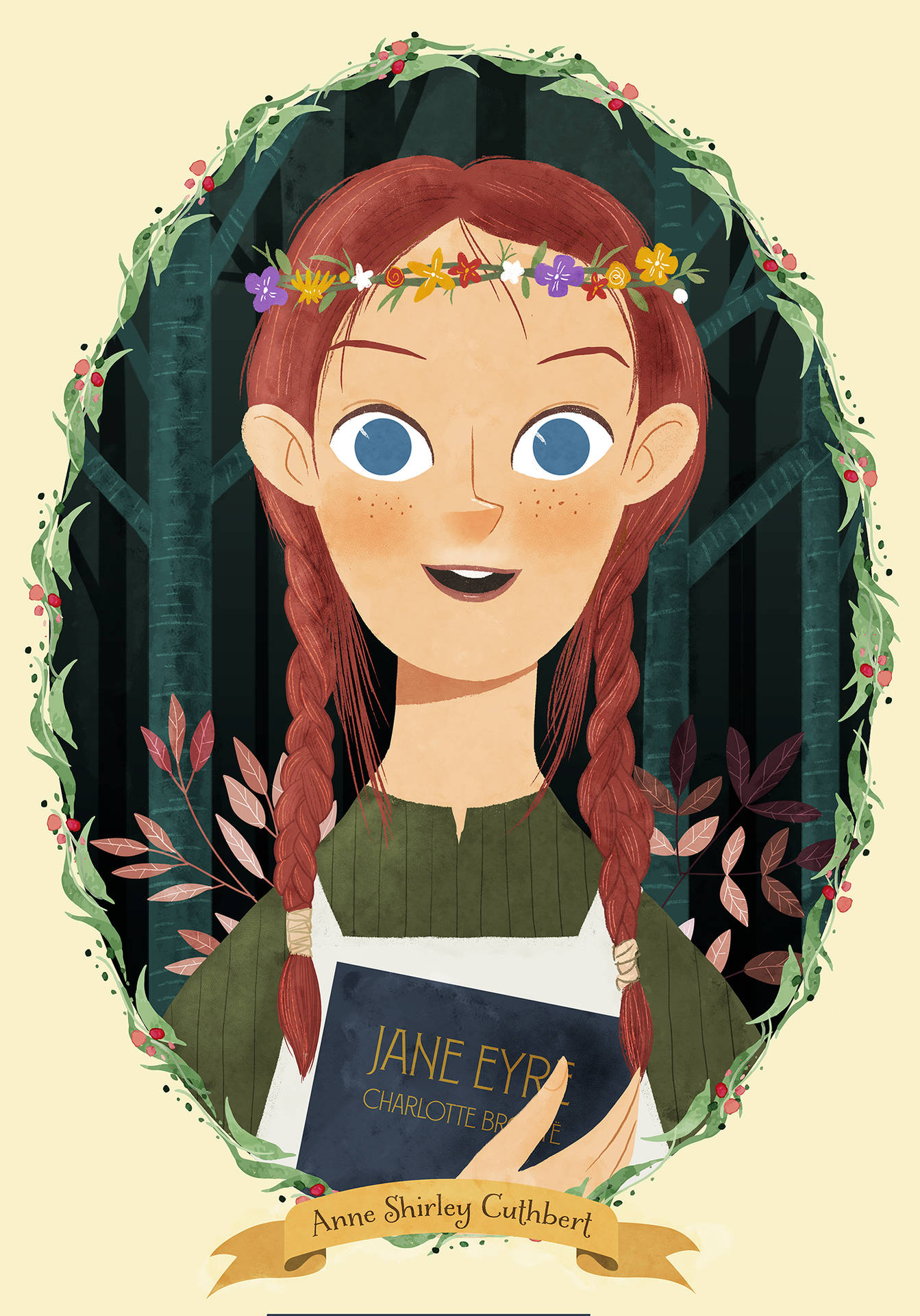 Anne With An E Portrait Art Background