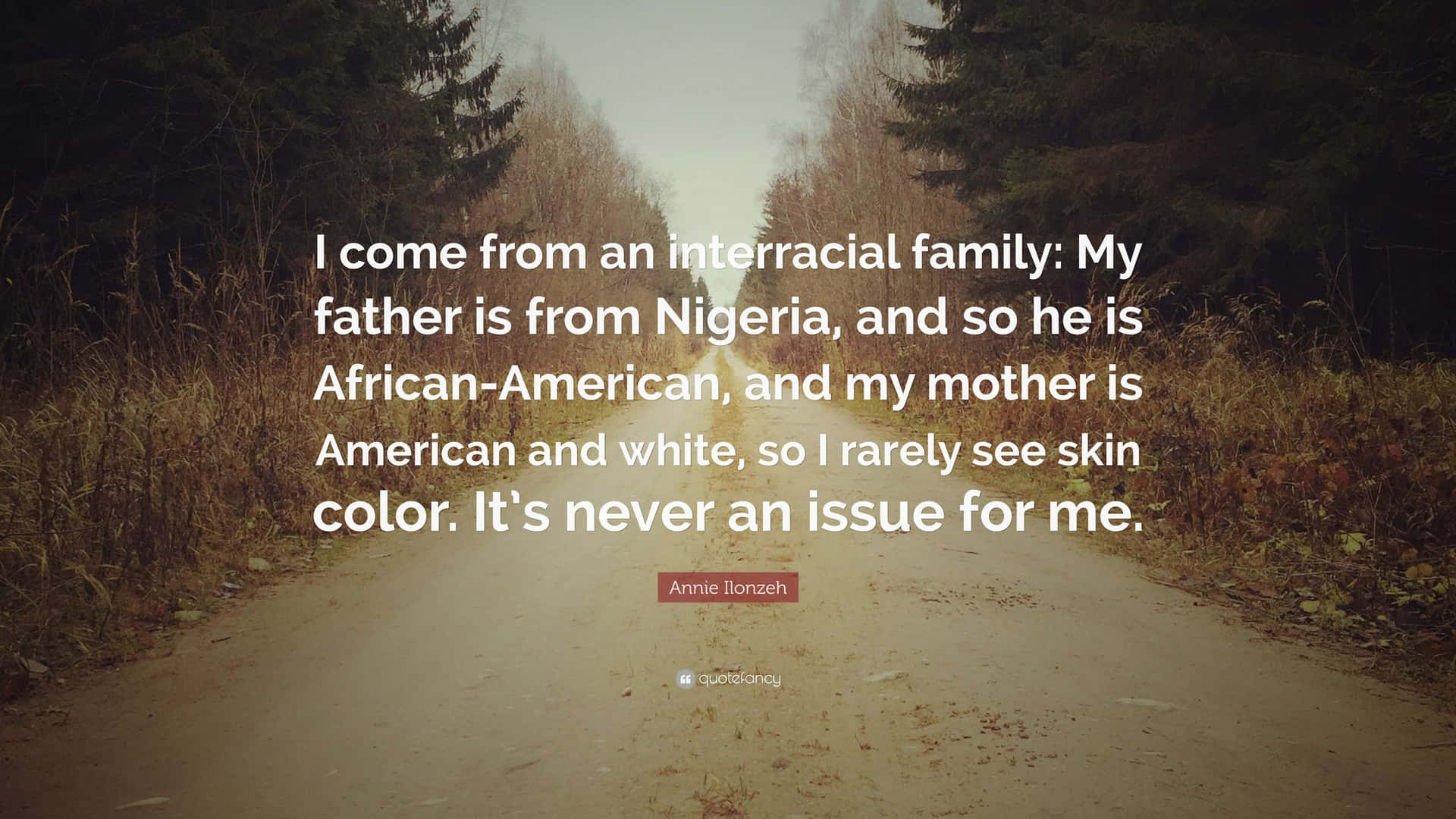 Annie Ilonzeh Interracial Parents Background