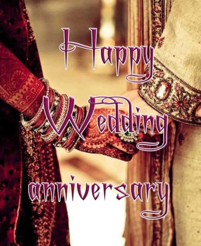 Anniversary Traditional Indian Couple Background