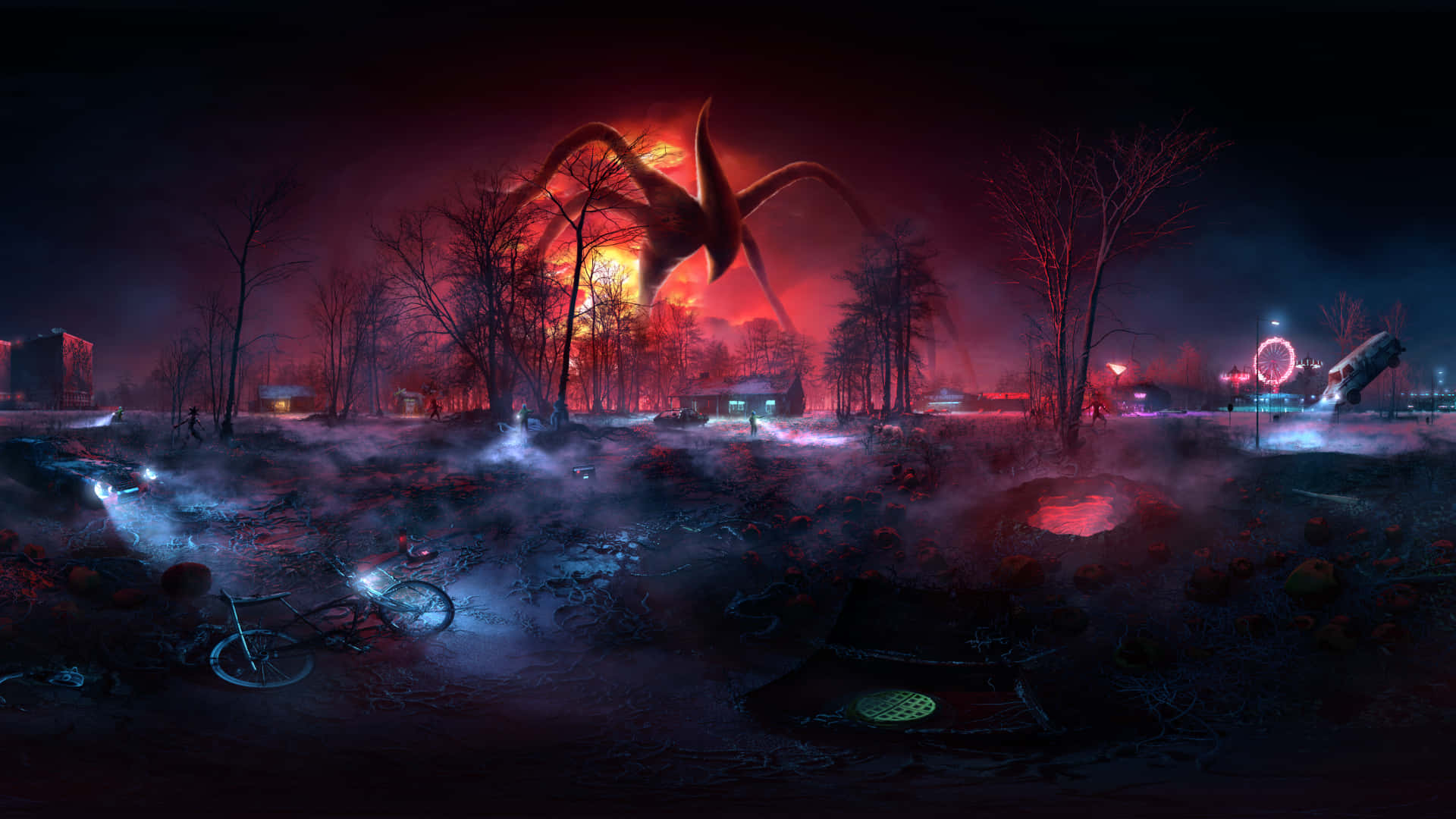 Annual Cover Stranger Things Background