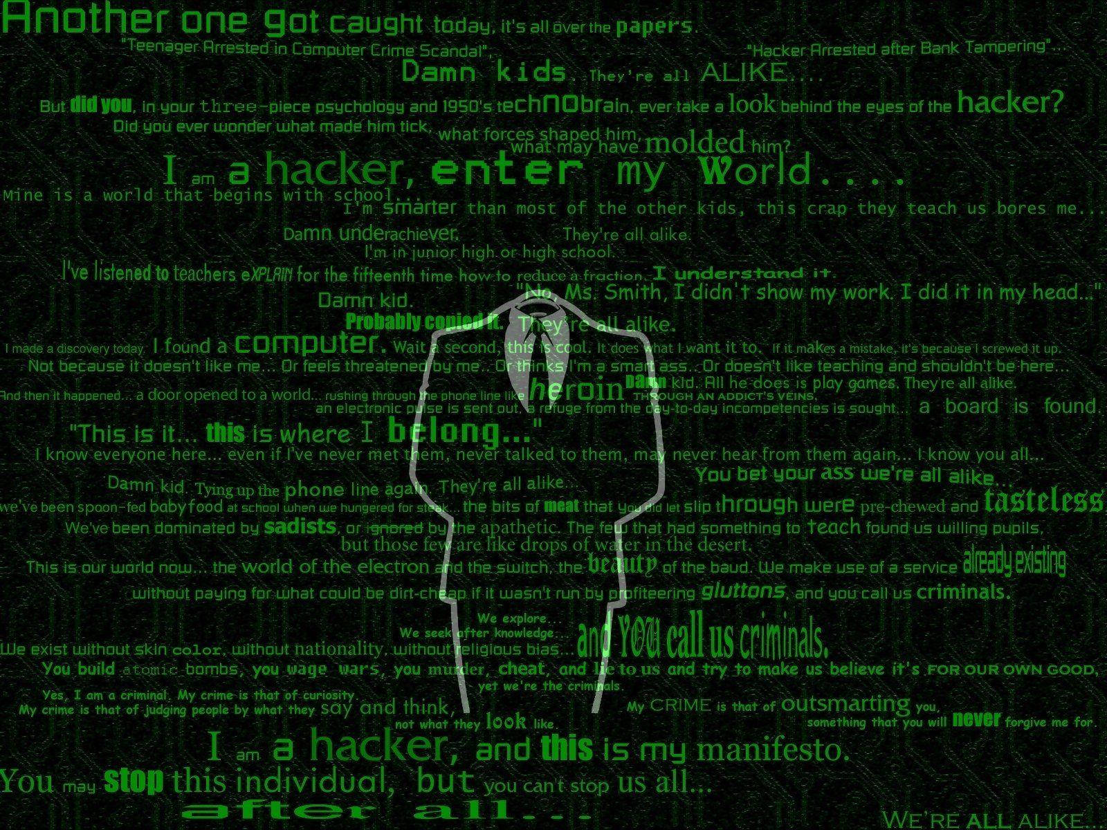 Anonymous Cyber Security Background