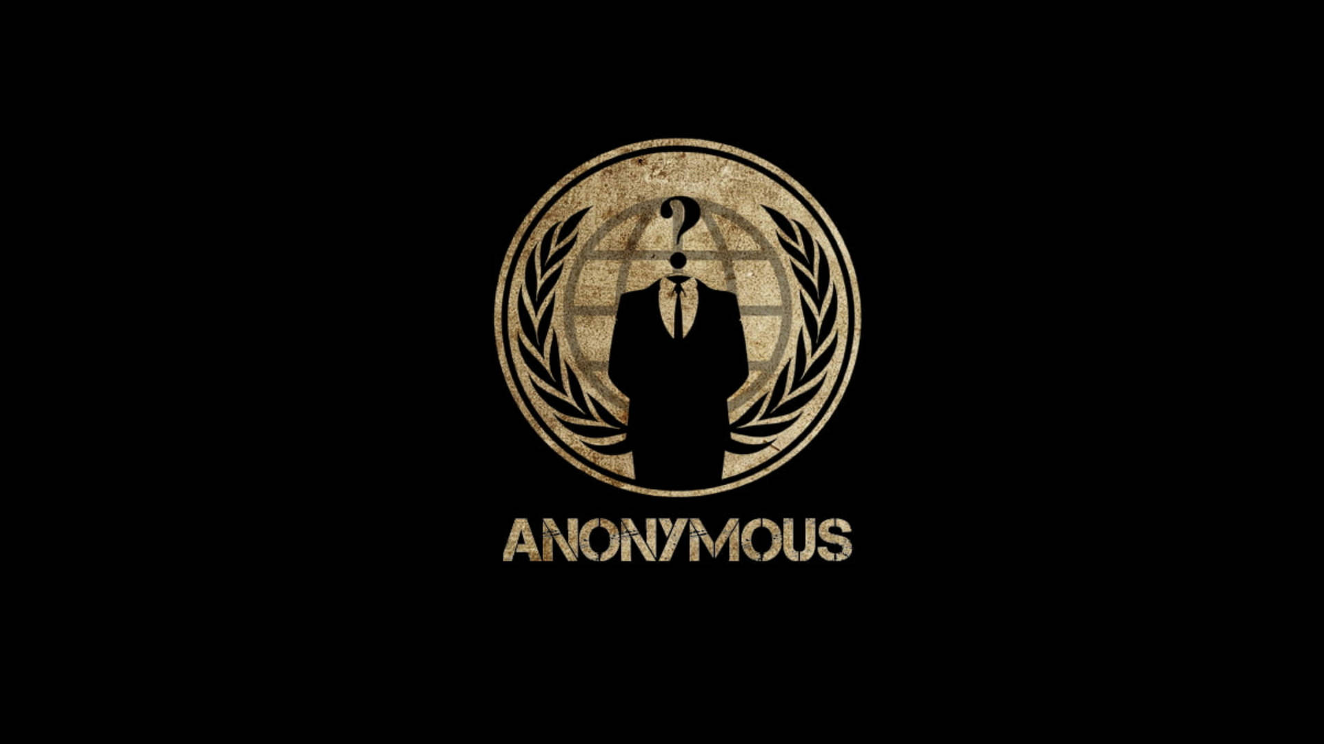 Anonymous Emblem Hacker 4k Background
