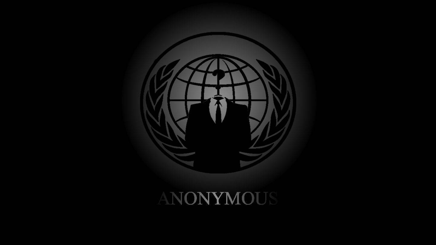 Anonymous Hacker Group Symbol Background