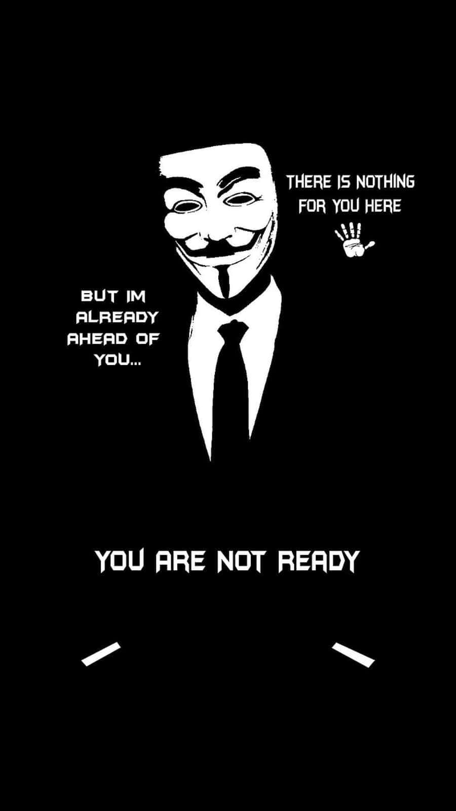 Anonymous_ Hacker_ Message Background