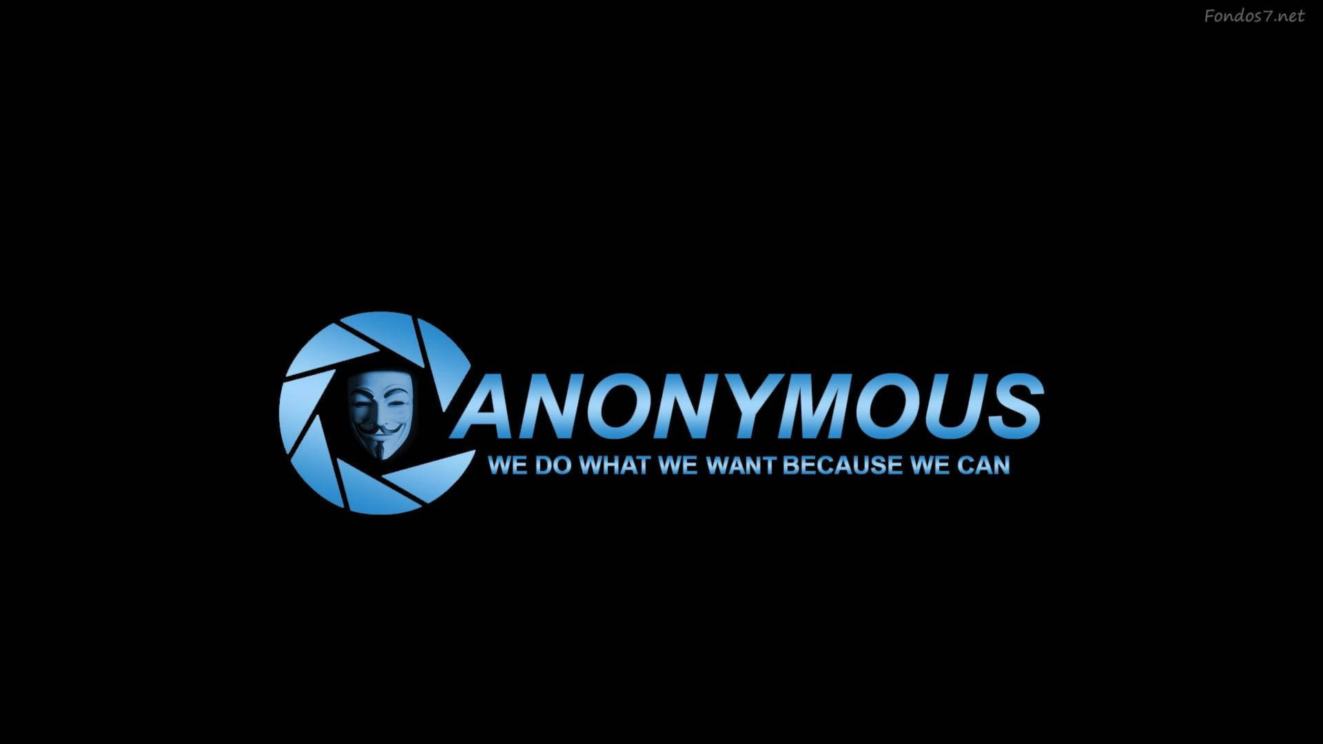 Anonymous Typography Hacker 4k Background