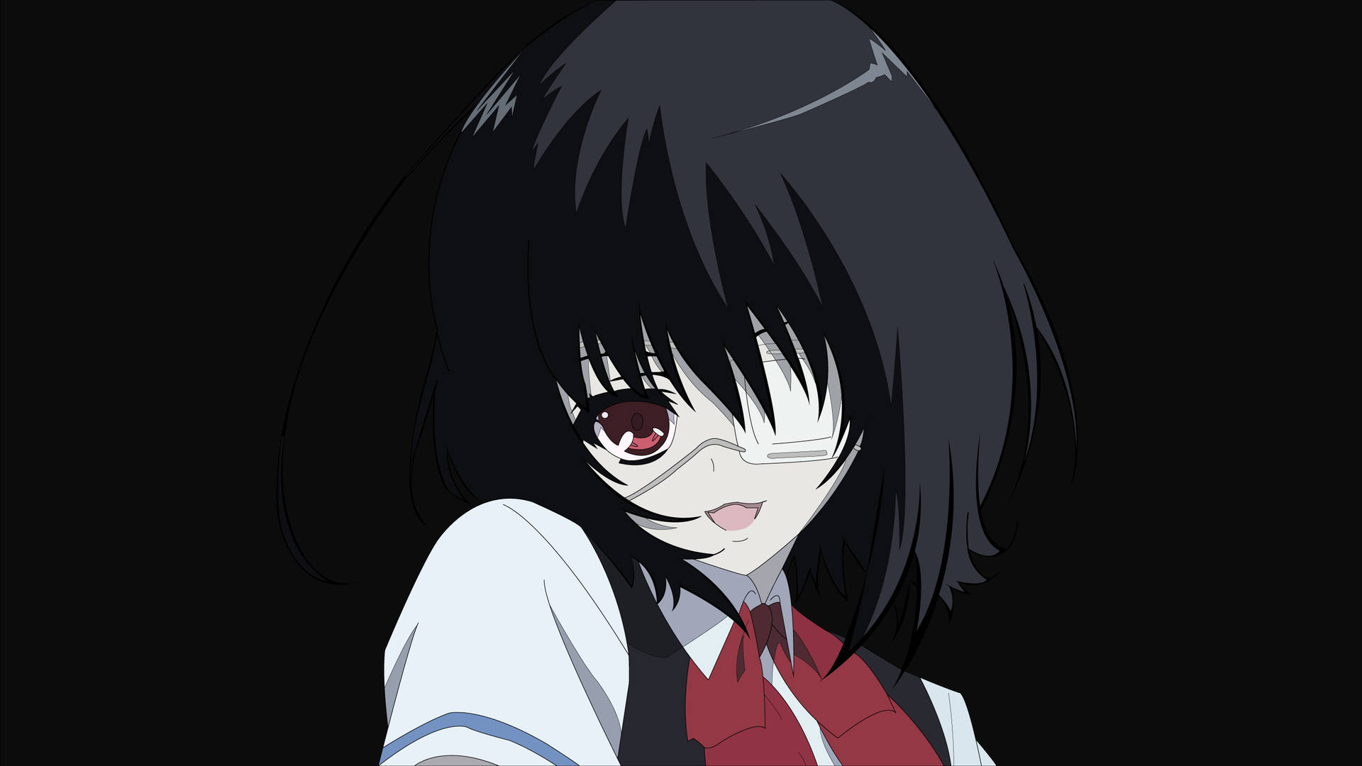 Another The Girl With Red Eyes Background