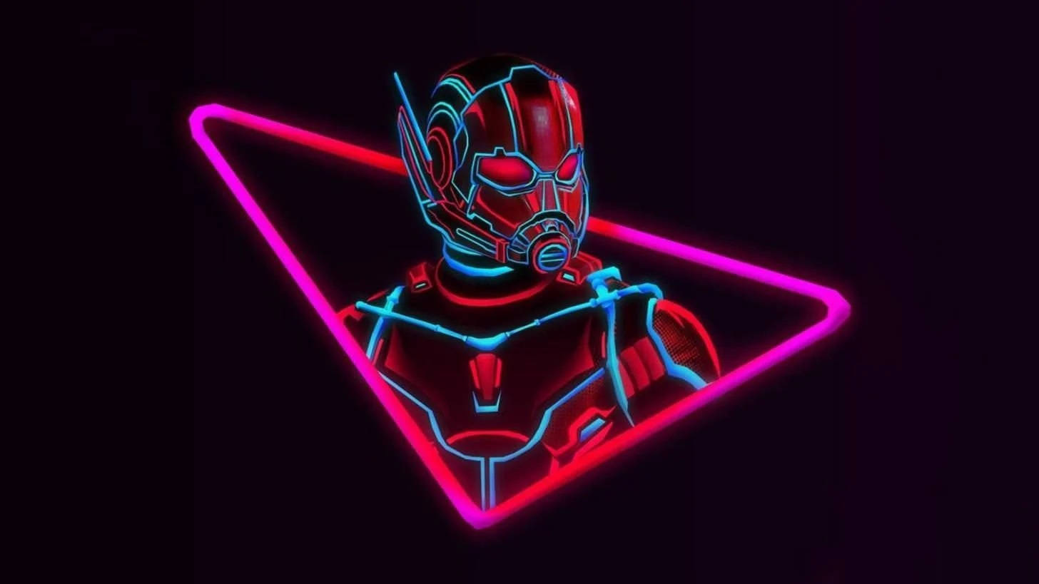 Ant Man In Neon