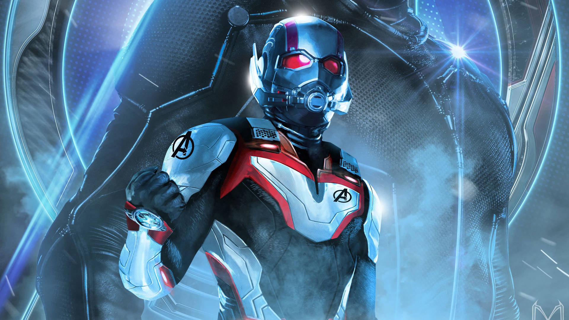 Ant Man Superhero Avenger Suit Background