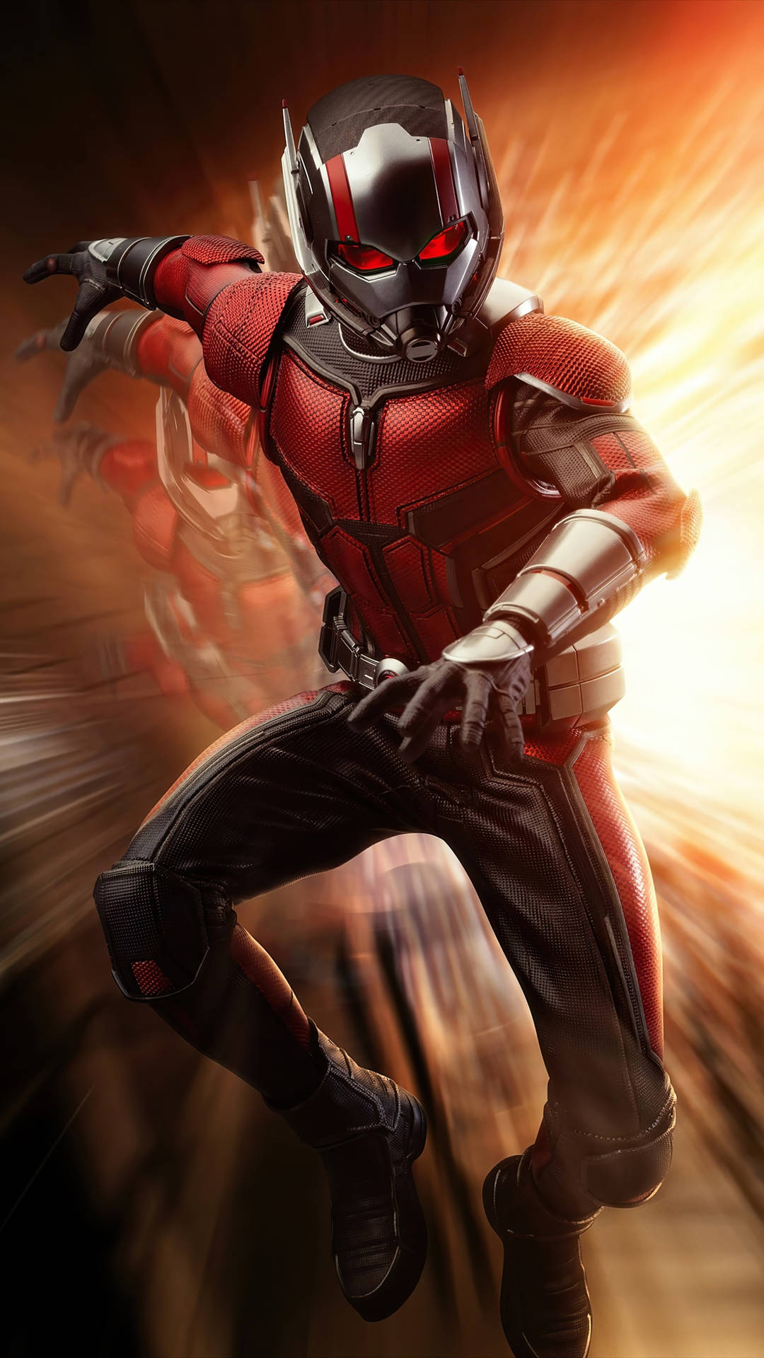 Ant Man Superhero Black Helmet Background