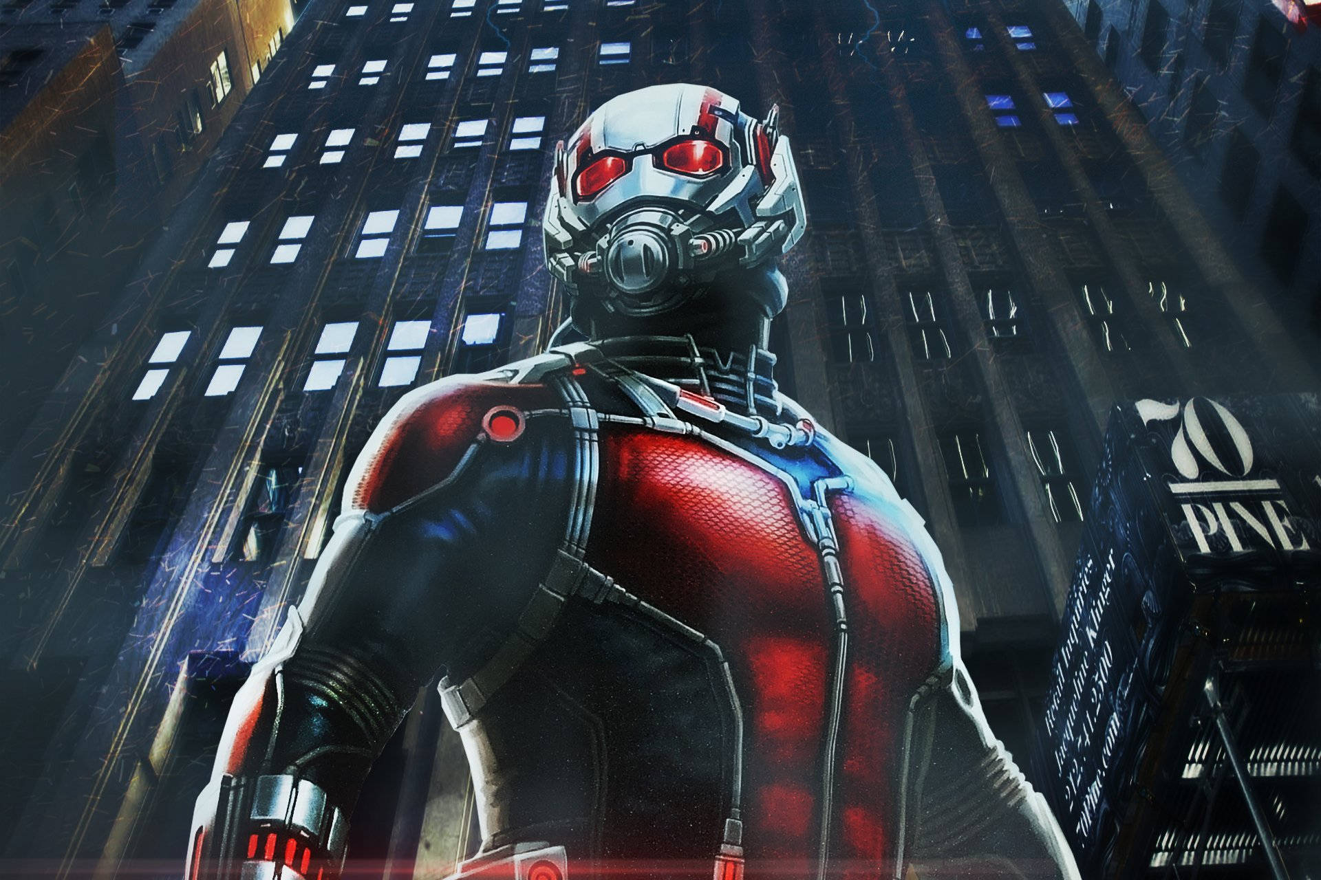 Ant Man Superhero Huge Form Background