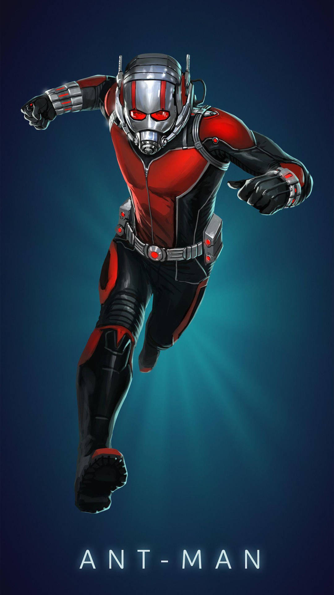 Ant Man Superhero Running Background