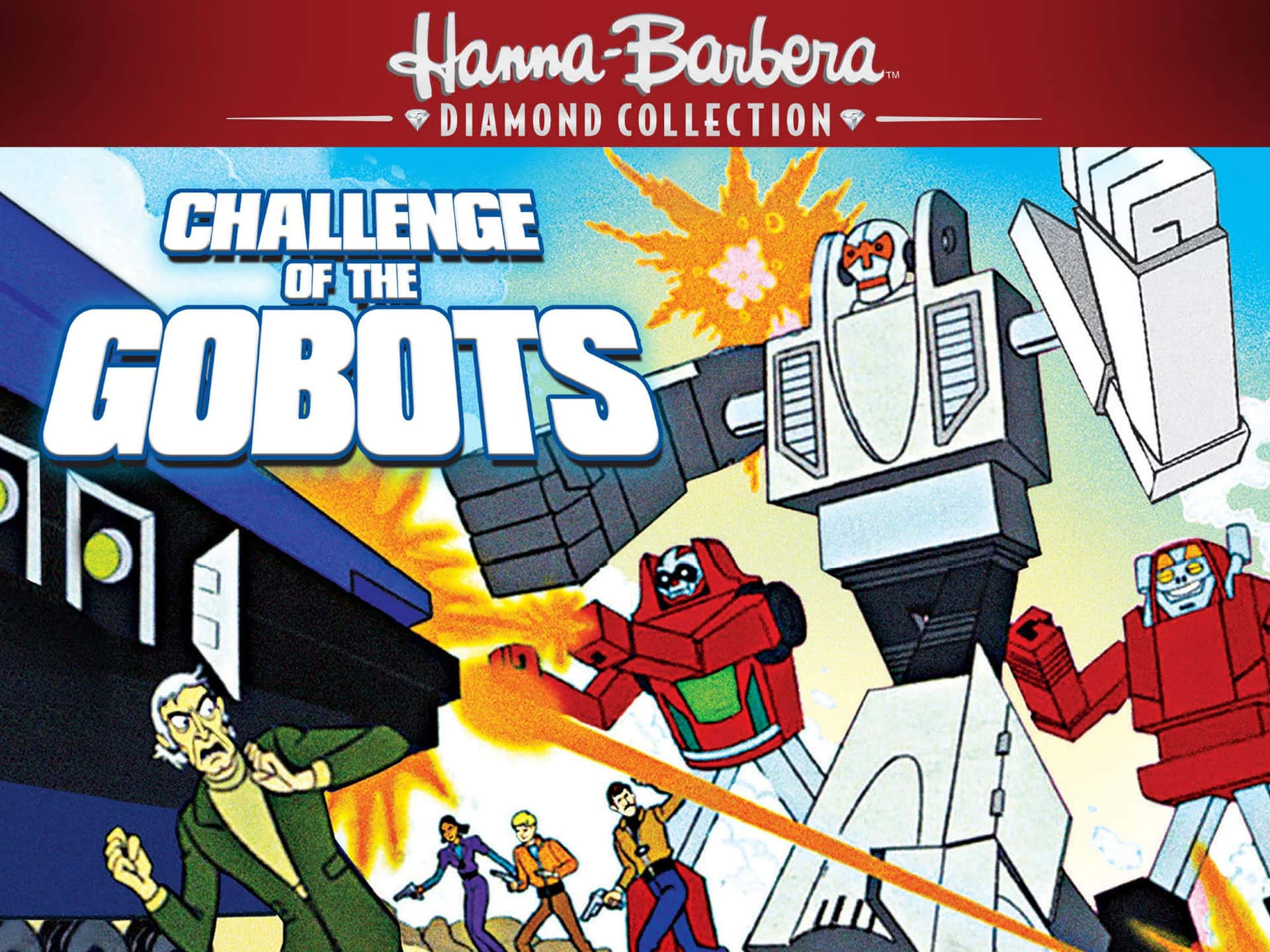 Antagonized City In Challenge Of The Gobots Background