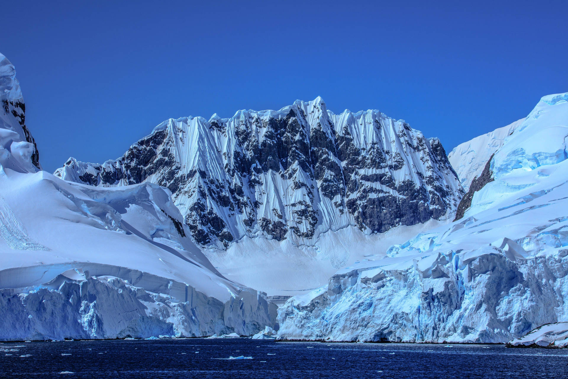 Antarctica Jagged And Rough Mountain