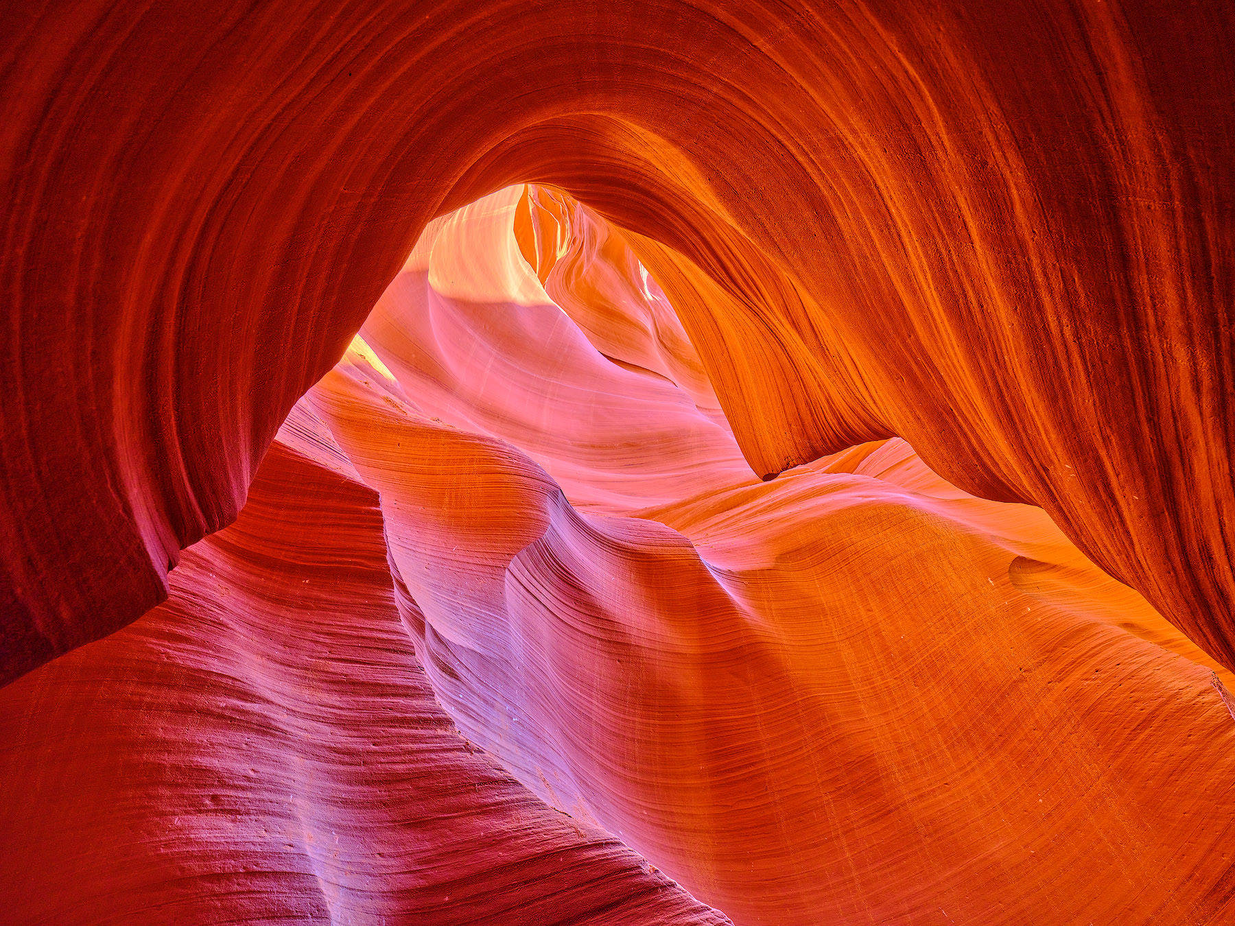 Antelope Canyon Warm Colors Background