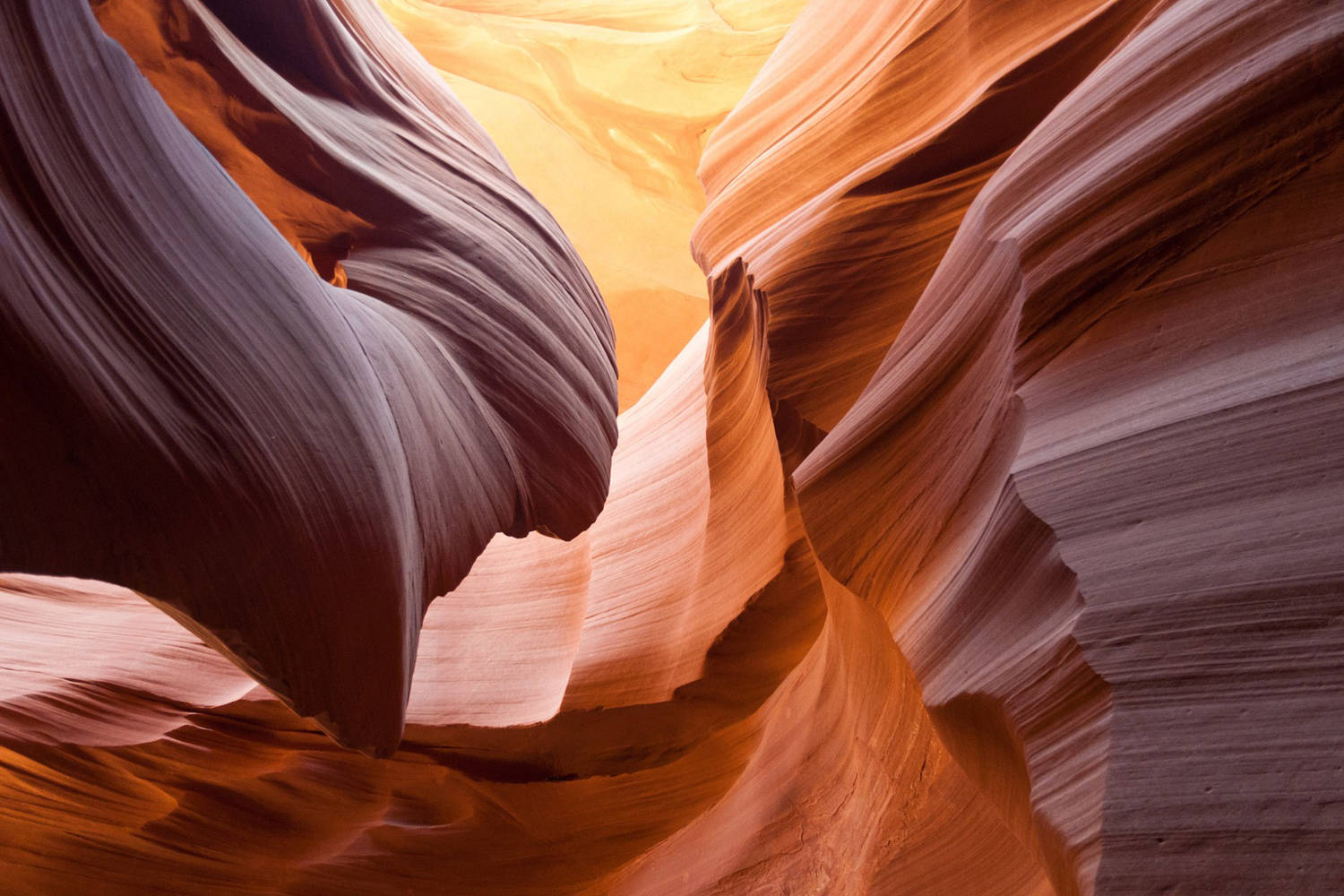 Antelope Canyon Winding Surface Background