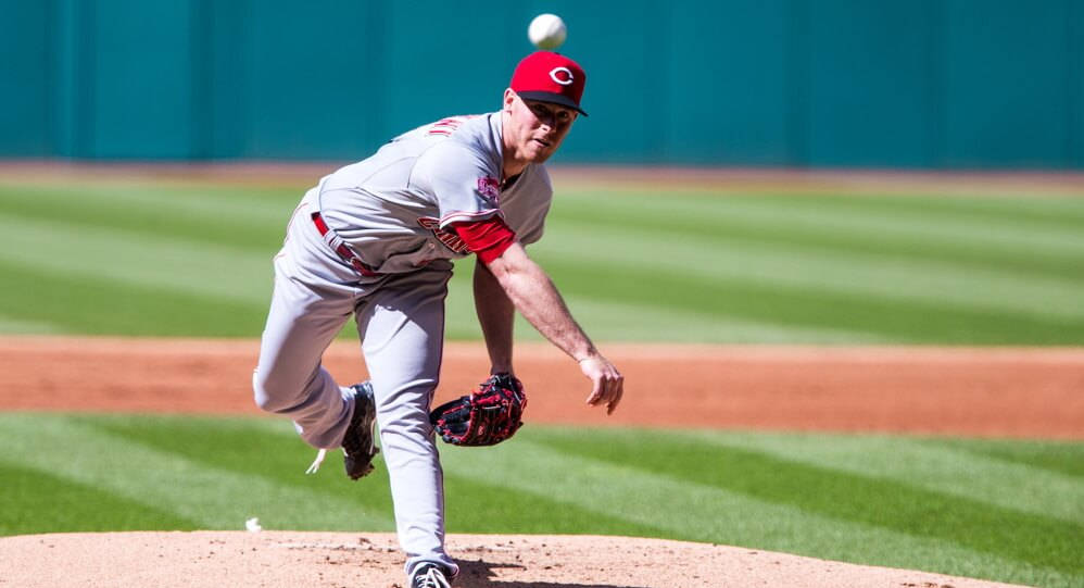 Anthony Desclafani Pitching In A Professional Baseball Game