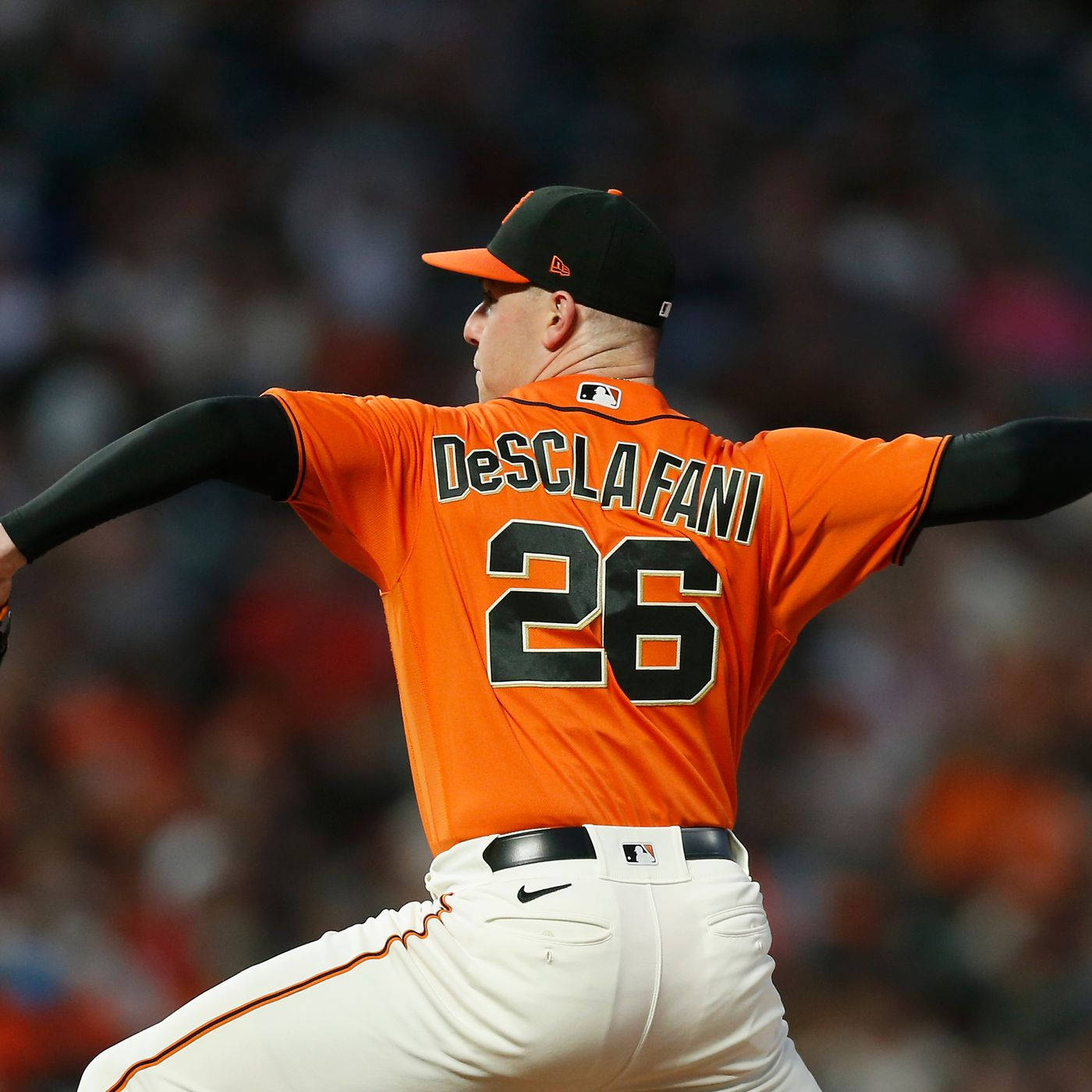 Anthony Desclafani Steady Pitching Form Back Background