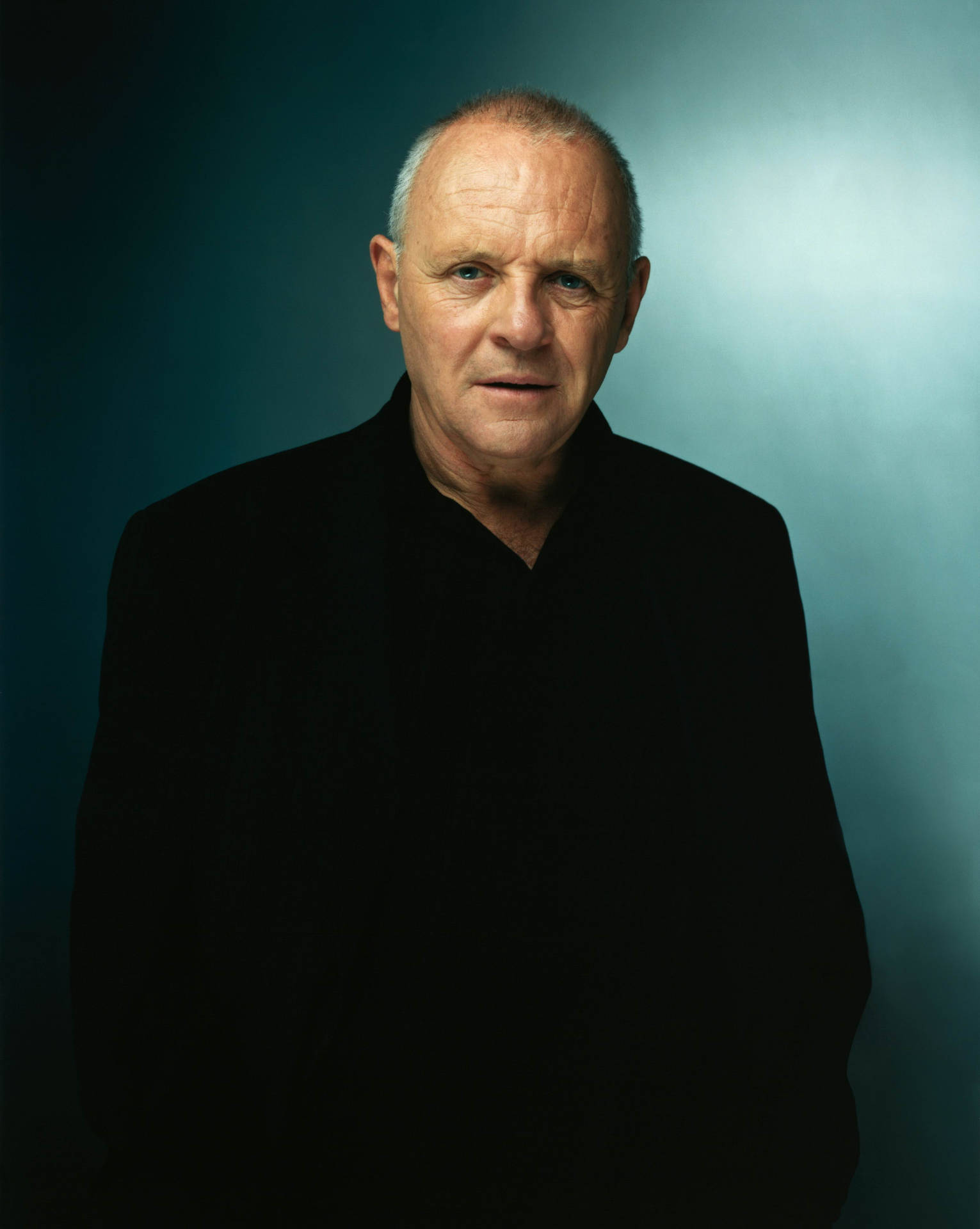 Anthony Hopkins In Dark Suit