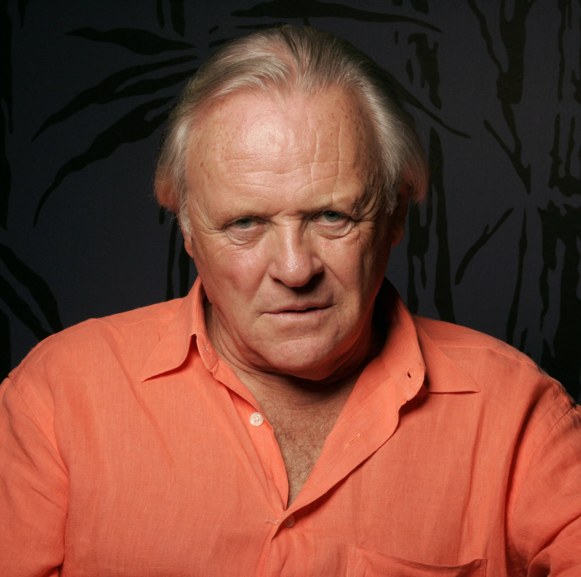 Anthony Hopkins Staring Fiercely