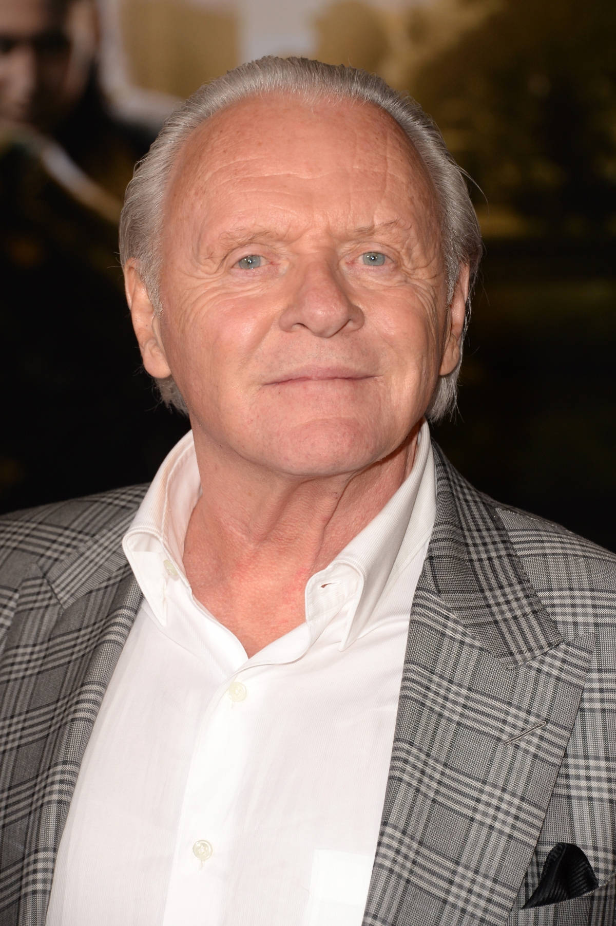 Anthony Hopkins With Checkered Suit