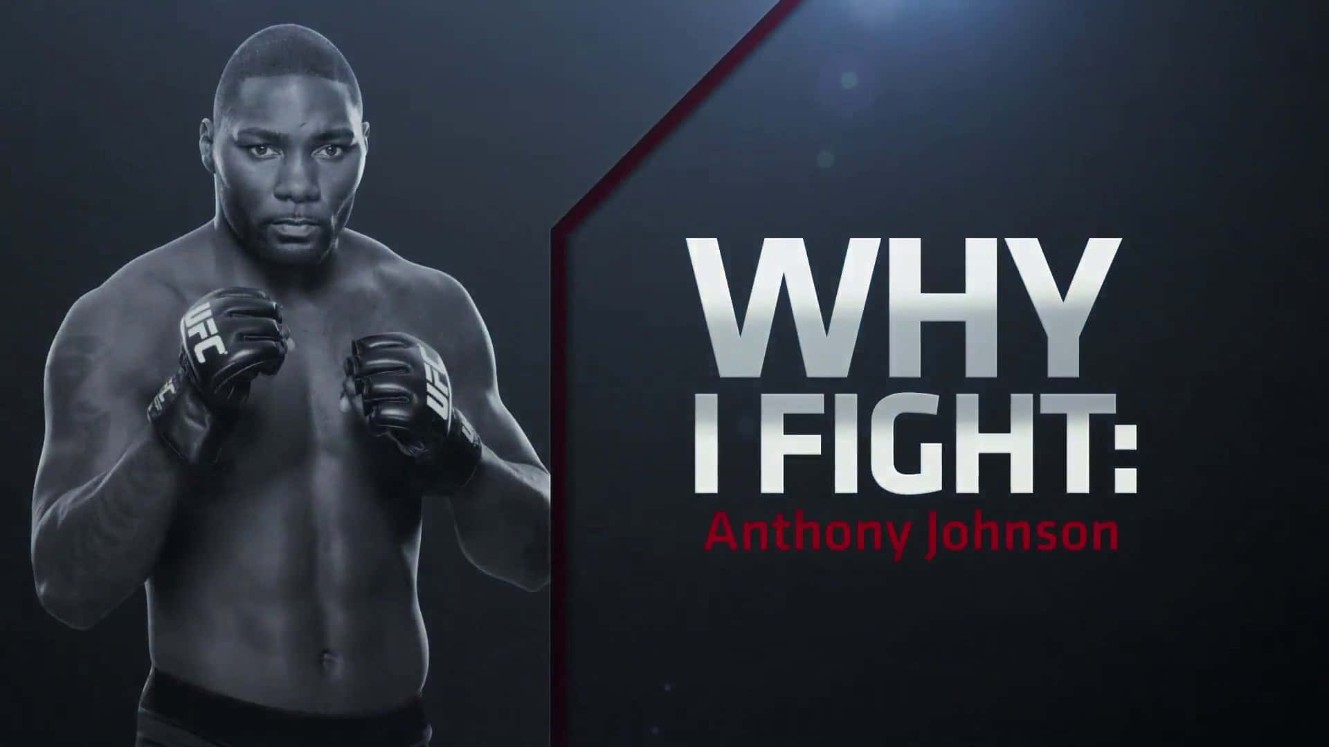 Anthony Johnson - Determination Inside The Octagon Background