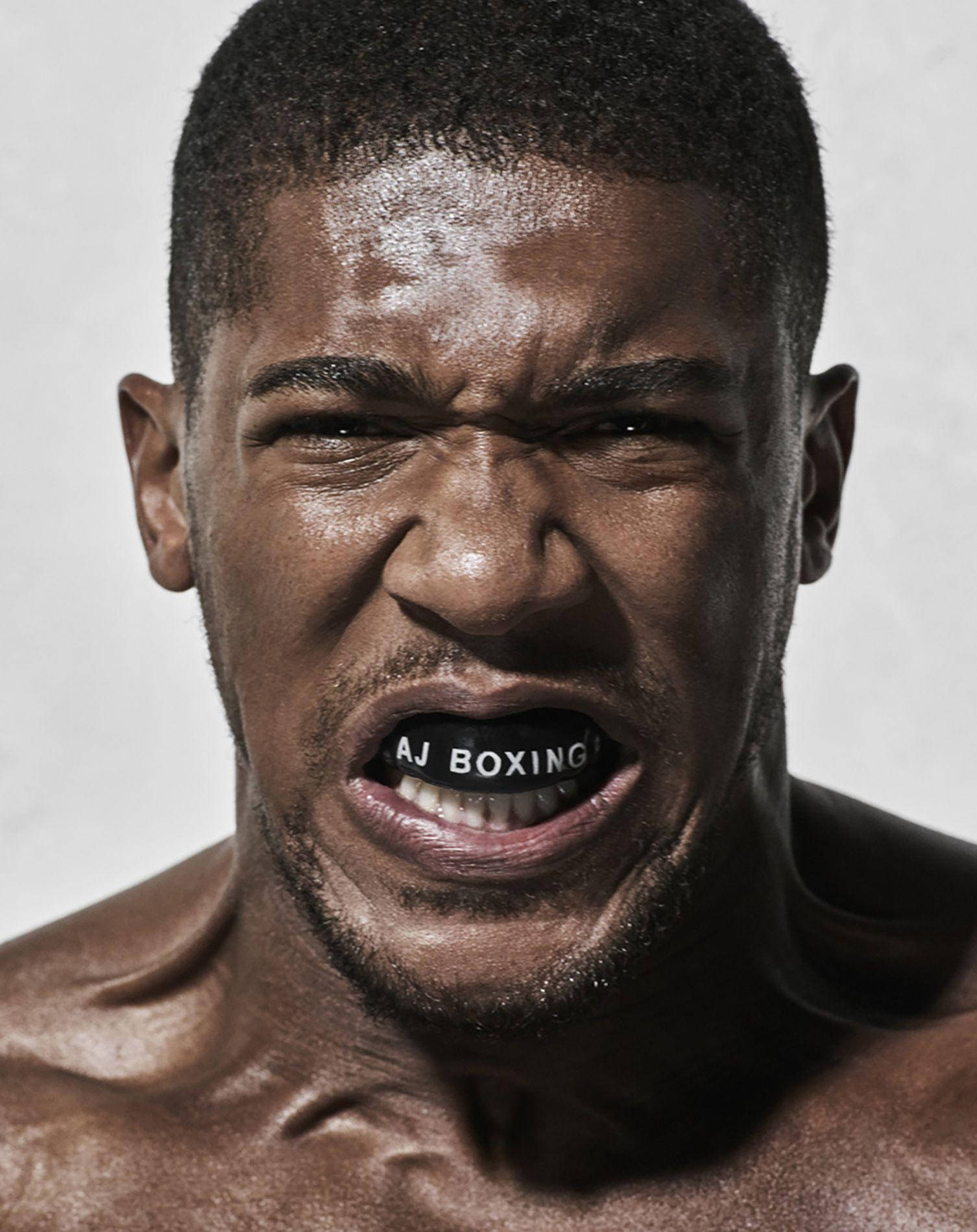 Anthony Joshua Aj Boxing Mouthguard Background