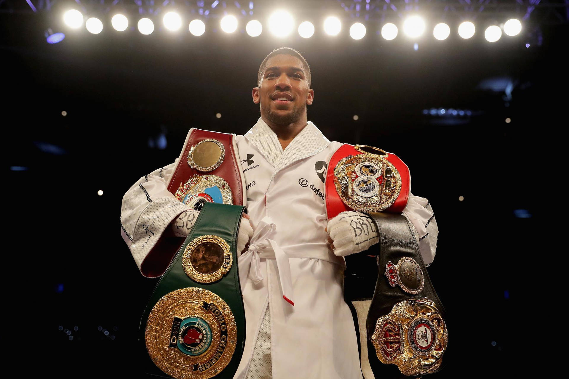 Anthony Joshua Coat Many Belts