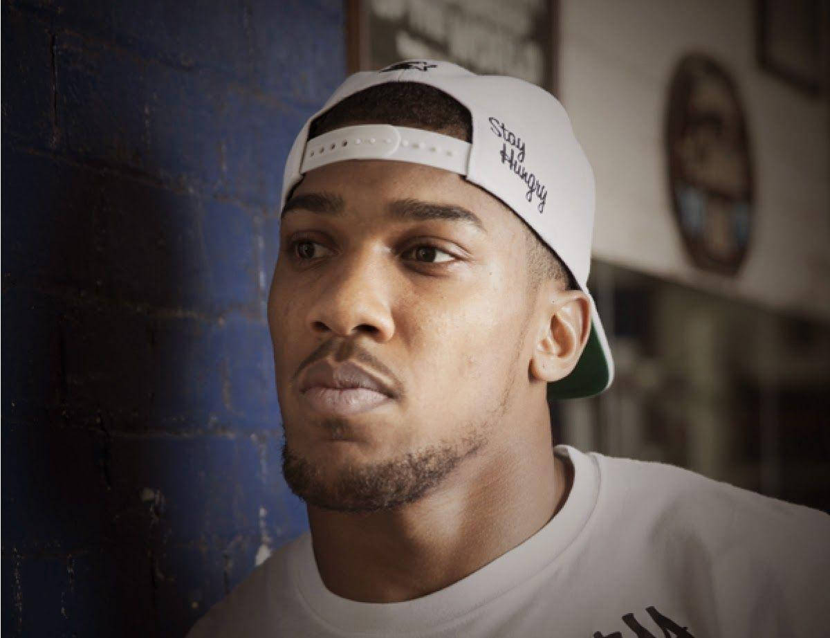 Anthony Joshua White Cap Background