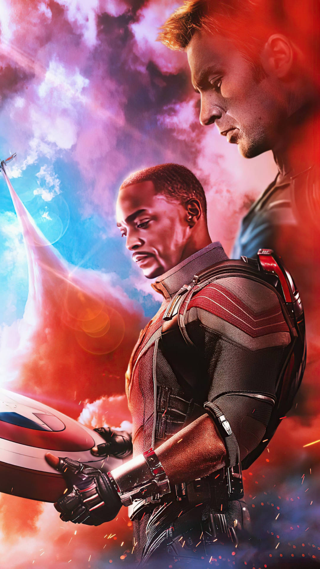 Anthony Mackie And Chris Evans Background