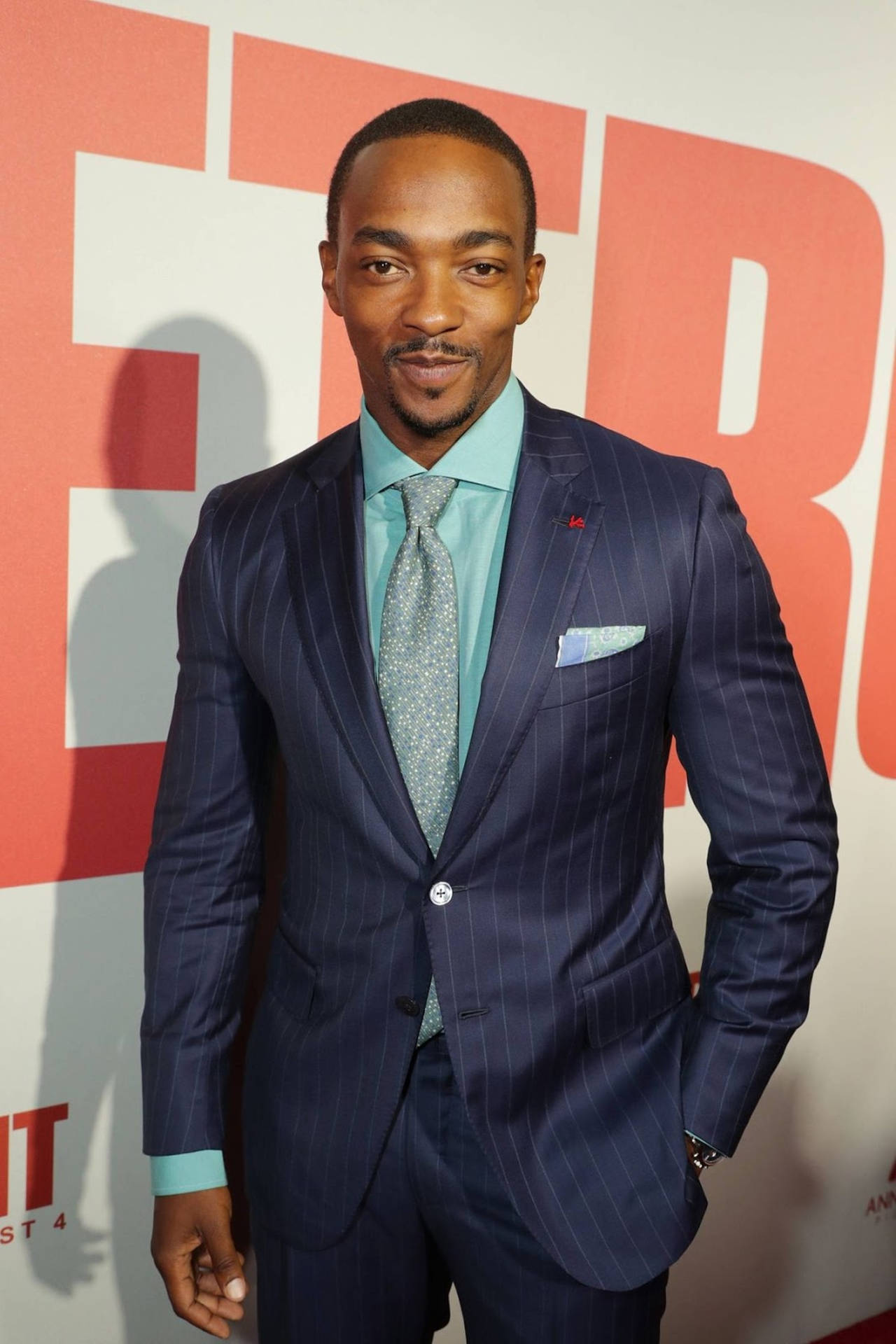 Anthony Mackie At Detroit Premiere 2017 Background