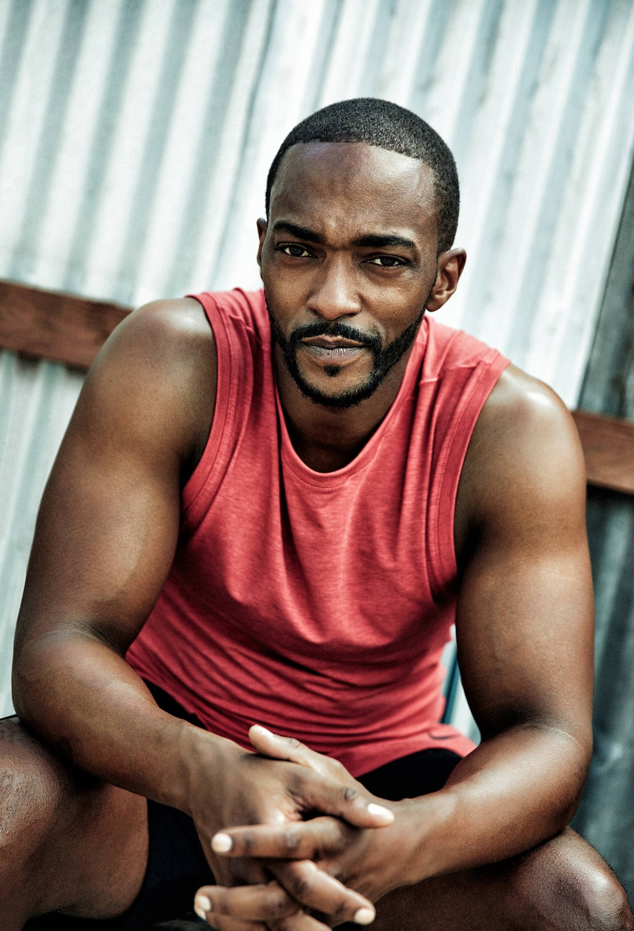 Anthony Mackie For Men's Health Background