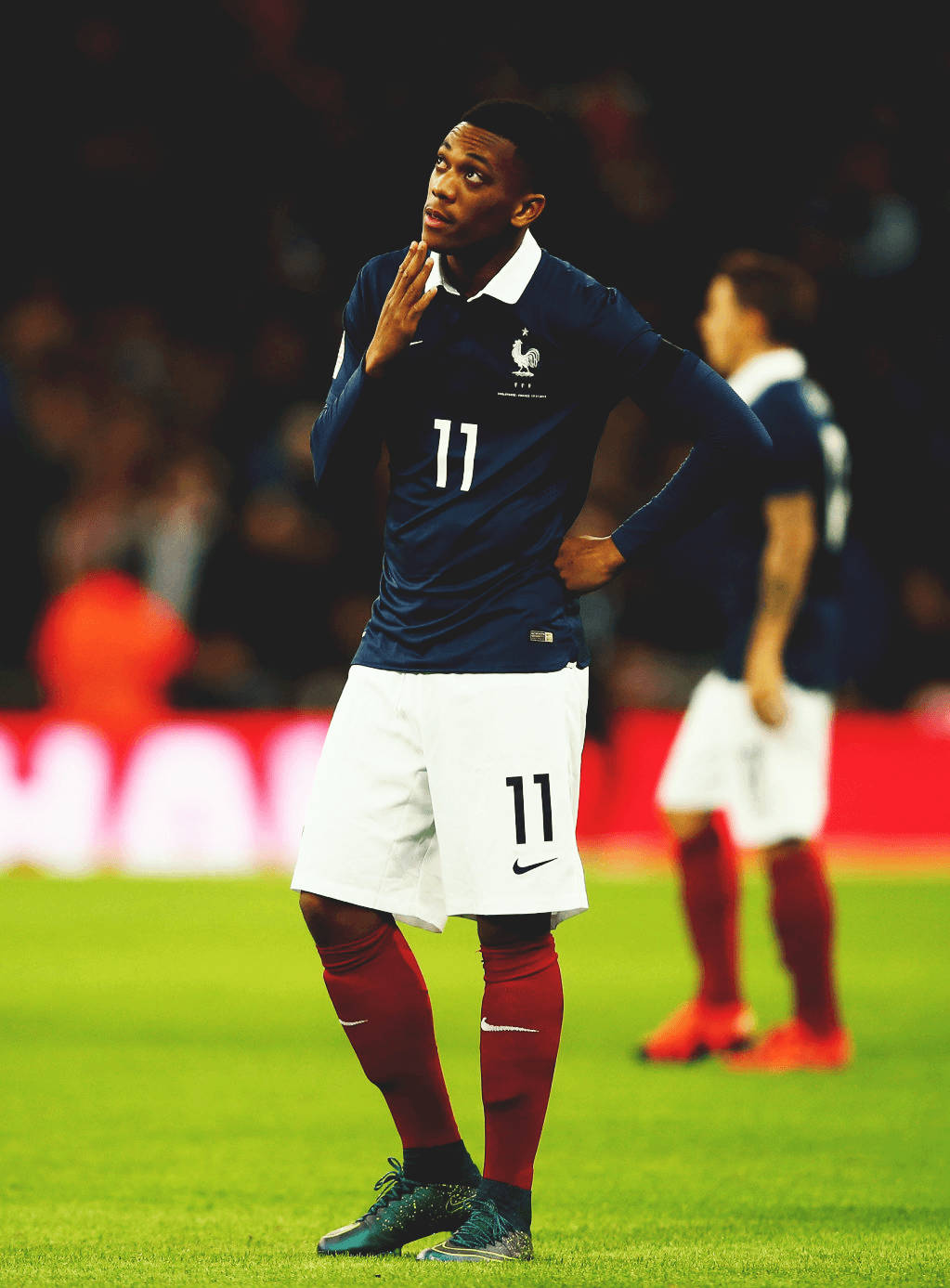 Anthony Martial France Thinking Background