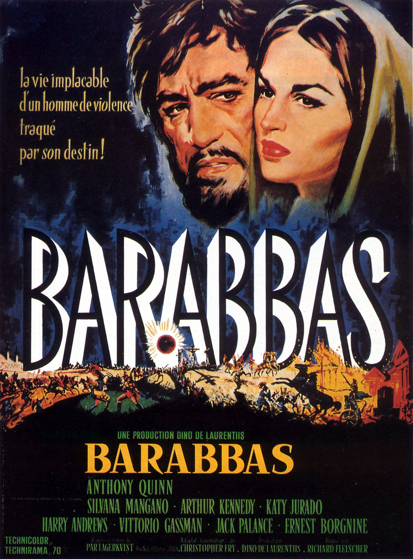 Anthony Quinn Barabbas The Movie Background