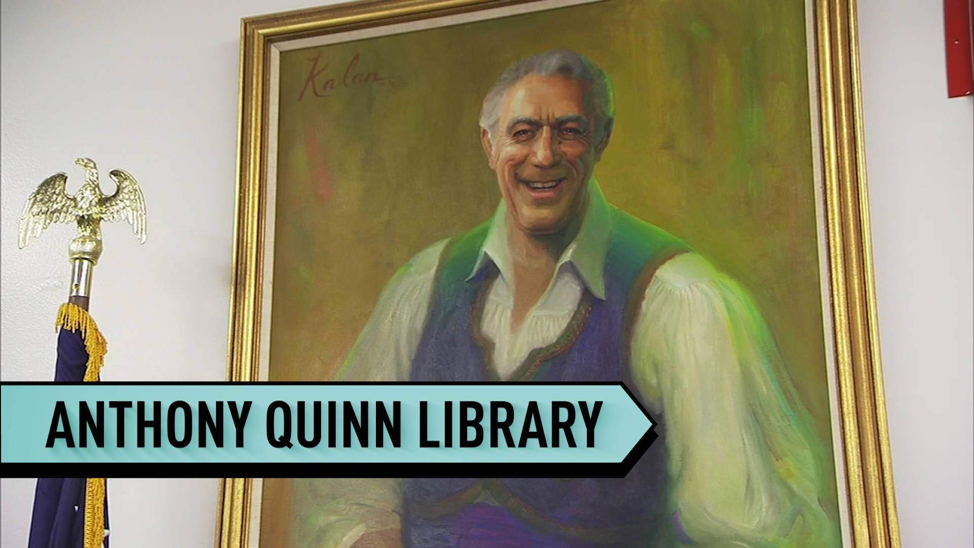 Anthony Quinn Library Painting